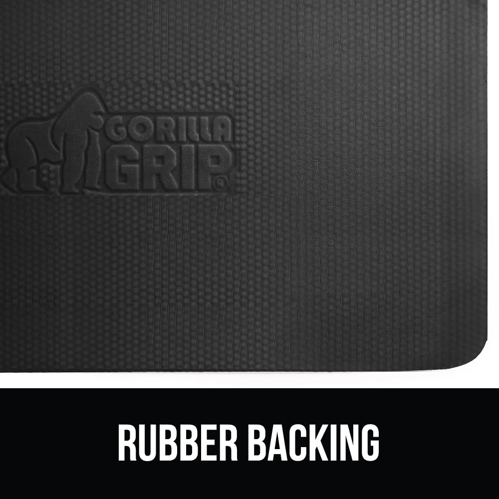 Gorilla Grip Anti Fatigue Cushioned Kitchen Floor Mats, Thick Ergonomic Standing Office Desk Mat, Waterproof Scratch Resistant P