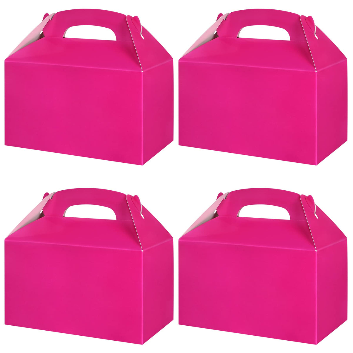 Solid Party Treat Boxes (Hot Pink)