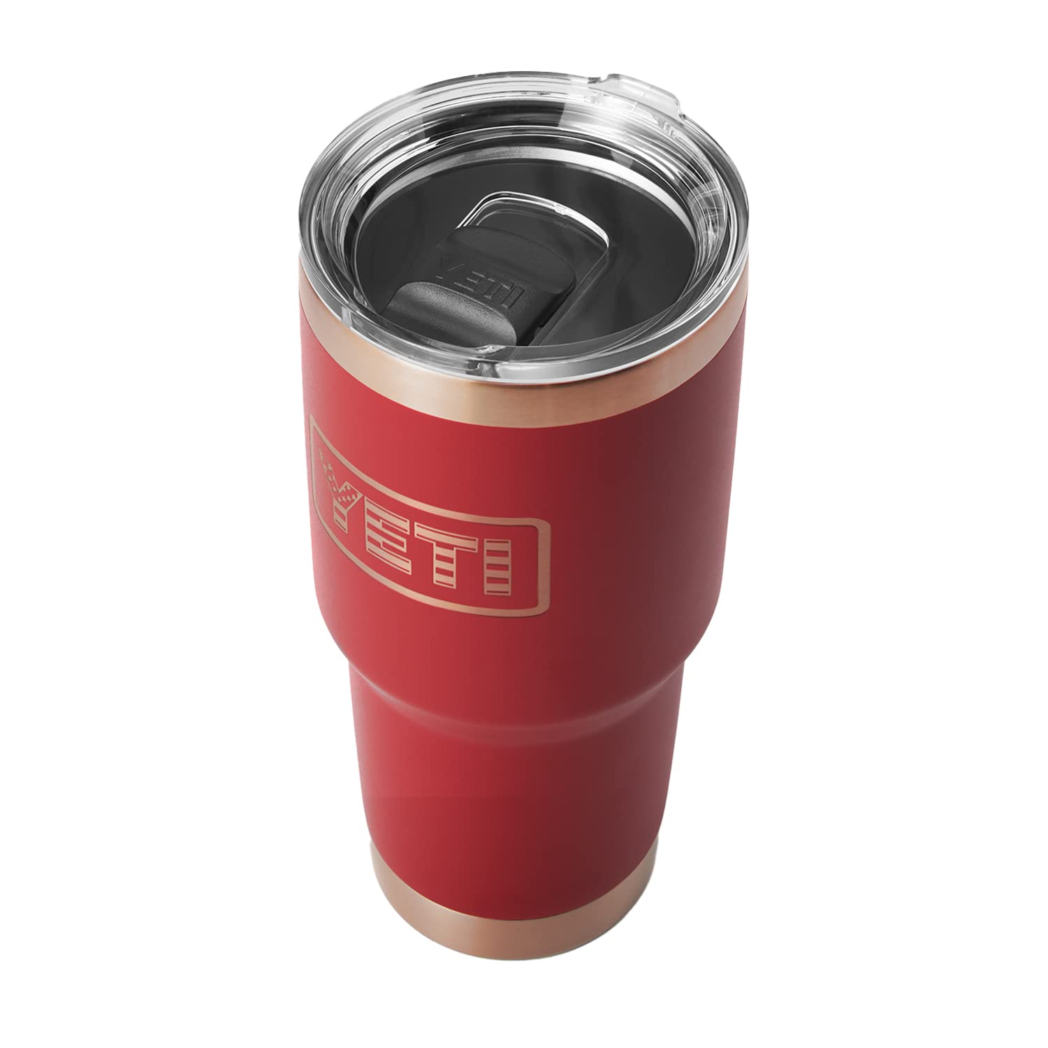 Yeti Rambler 30 Oz Tumbler Retired Colors, Stainless Steel, Vacuum Insulated With Magslider Lid, Brick Red - Folds Of Honor