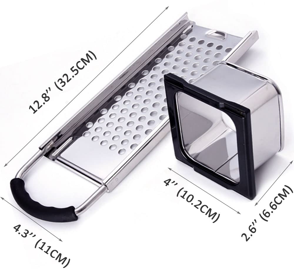 Premium Grade Stainless Steel Spaetzle Maker, Timesaver Homemade Traditional German Egg Noodle Maker, Manual Pasta Noodle Dumpli