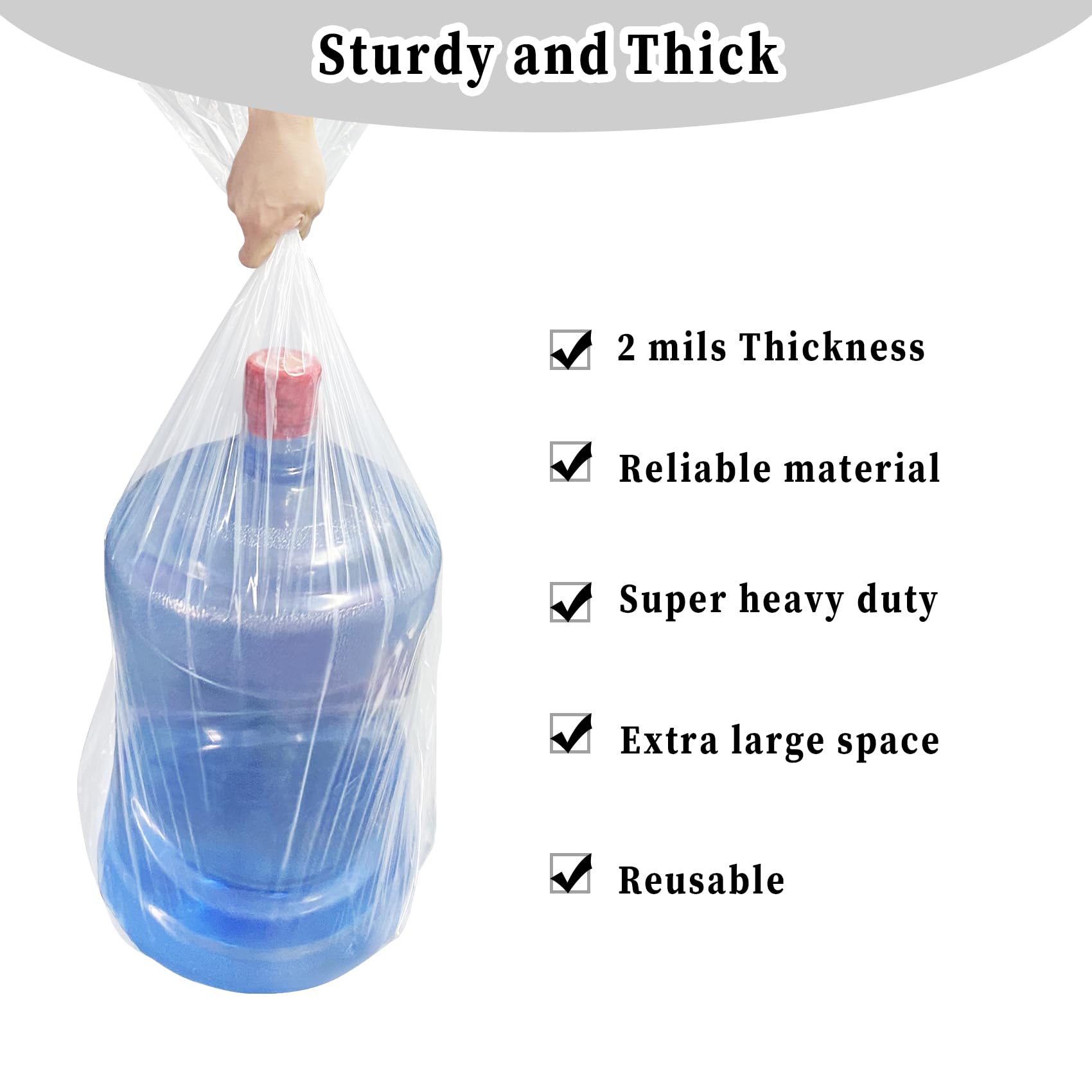 Extra Large Clear Plastic Storage Bags,10 Pieces 40X60 Inches Big Gaint Jumbo Huge Plastic Storage Bags For Luggage, Suitcase,Fu