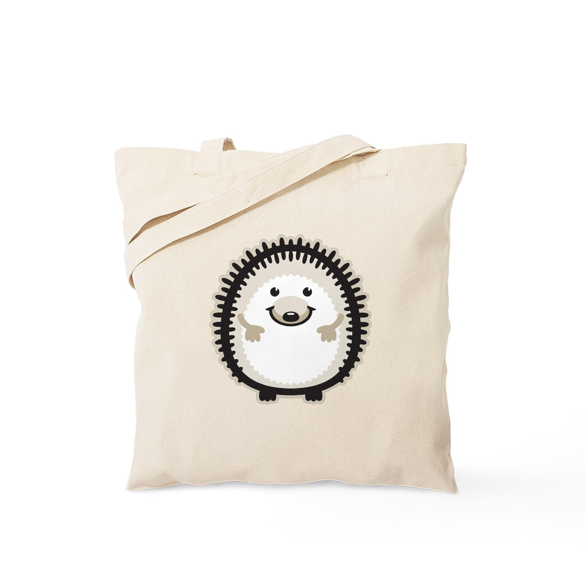 Cafepress Hedgehog Tote Bag Natural Canvas Tote Bag, Reusable Shopping Bag
