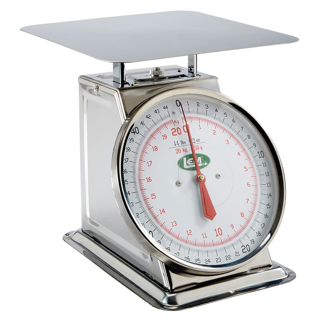Lem Products 44 Lb. Stainless Steel Scale, Silver