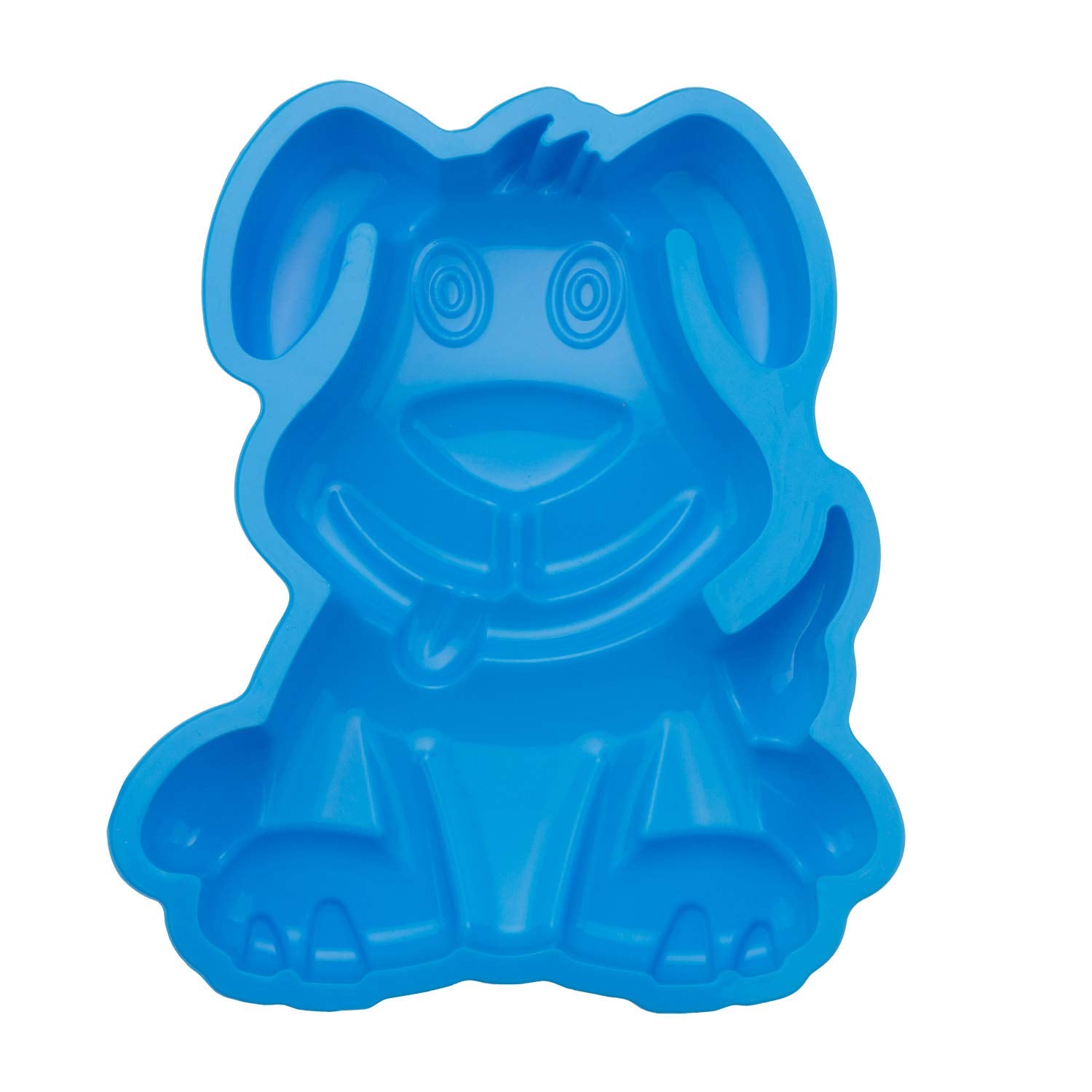 Fewo Small Puppy Dog Cake Pan, Non-Stick Pup Dog Silicone Baking Mold Tray For Muffin Loaf Bread Toast Mousse Scone Baking Suppl
