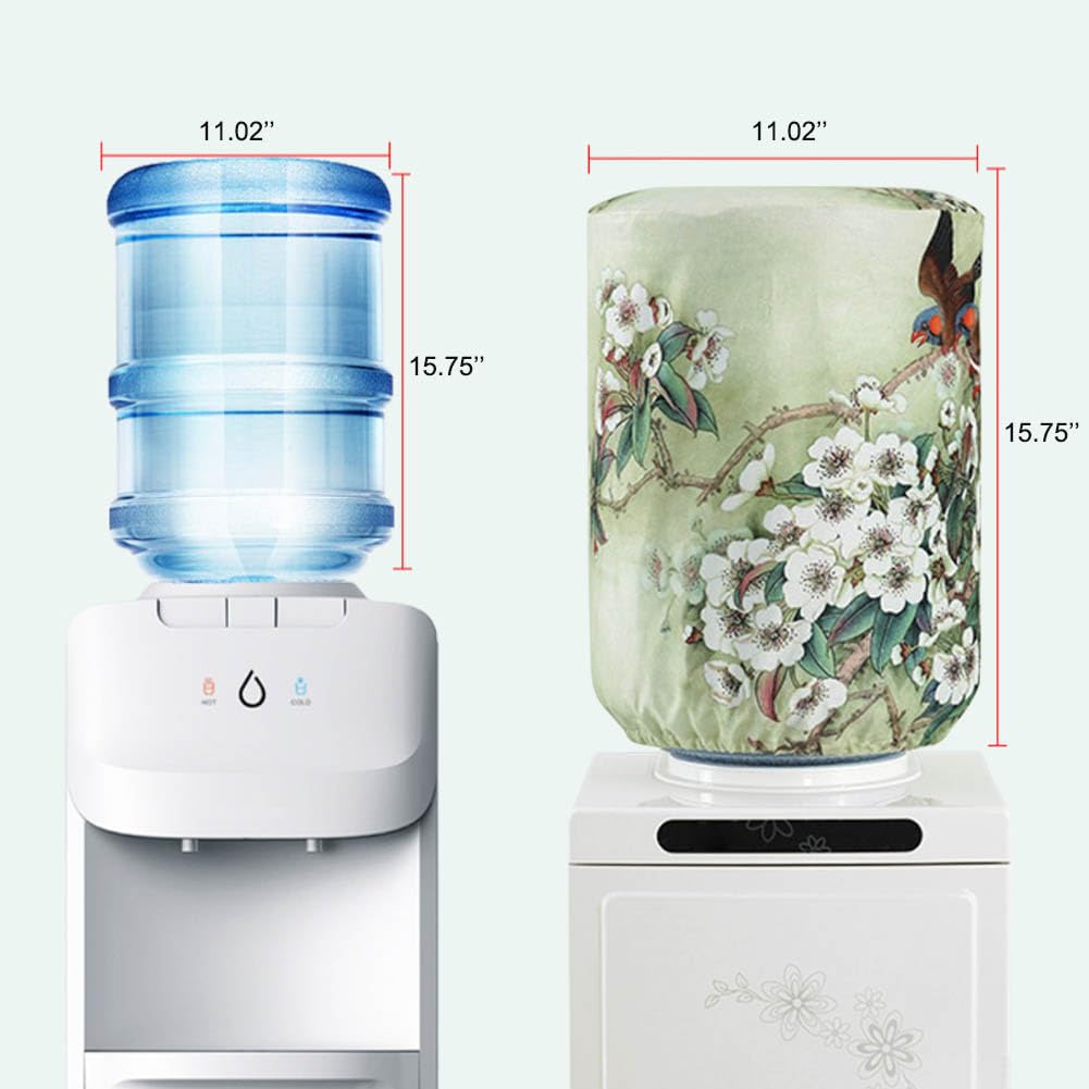 Zuyyon Water Dispenser Barrel Dust Cover, Durable Fabric Dust Proof Cover For Water Cooler, Reusable Furniture Cover Protector D