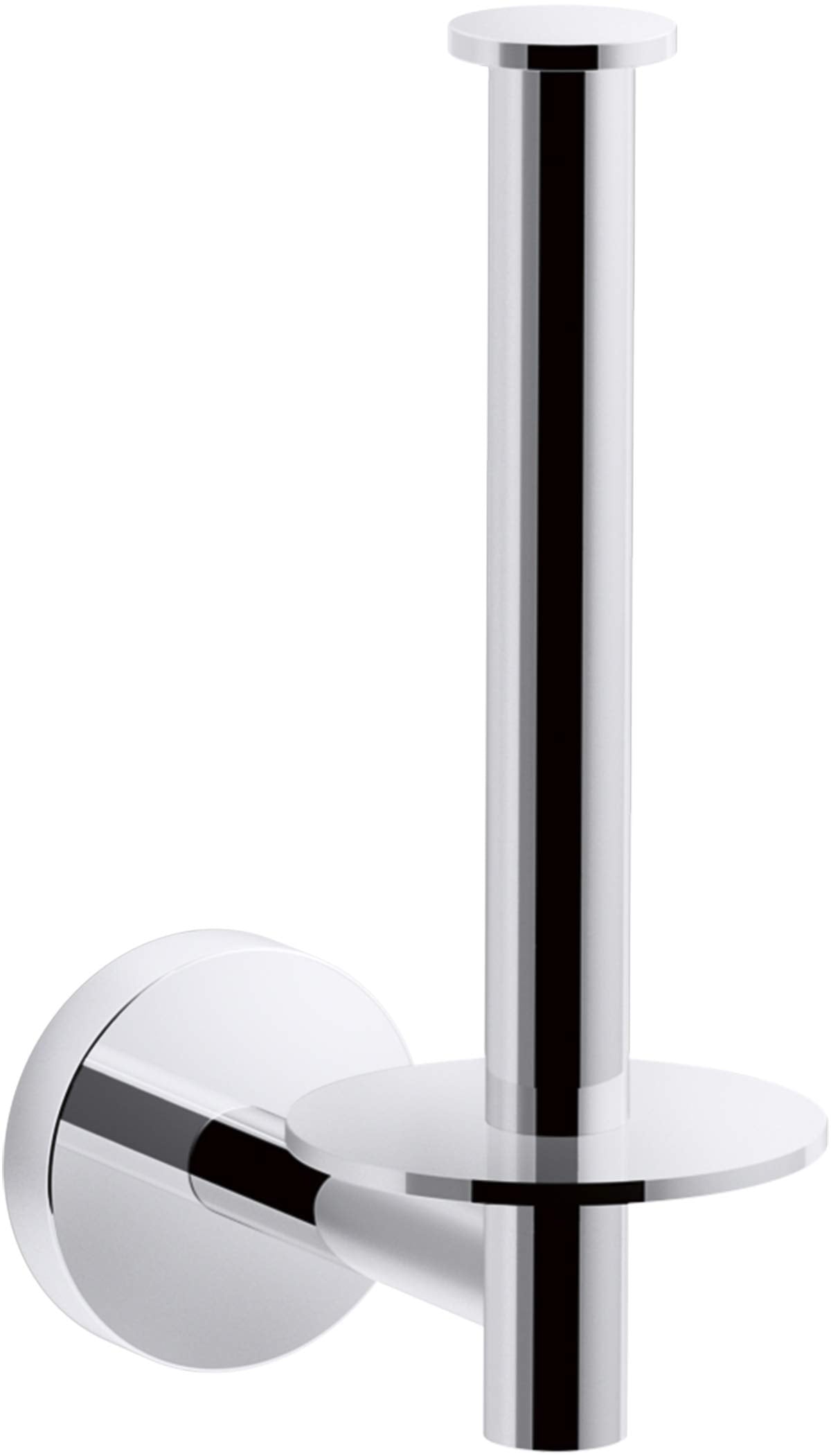Kohler 27293-Cp Elate Vertical Toilet Paper Holder, Polished Chrome