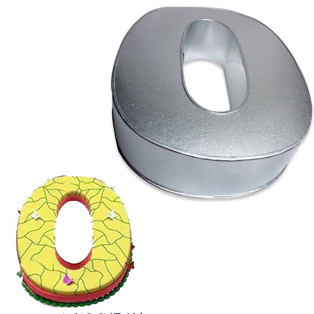 Elegance E-Commerce 0-9 Number Large Individual Cake Tin (Number 7) For Baking And Birthday, Wedding Anniversary & Parties, Meta