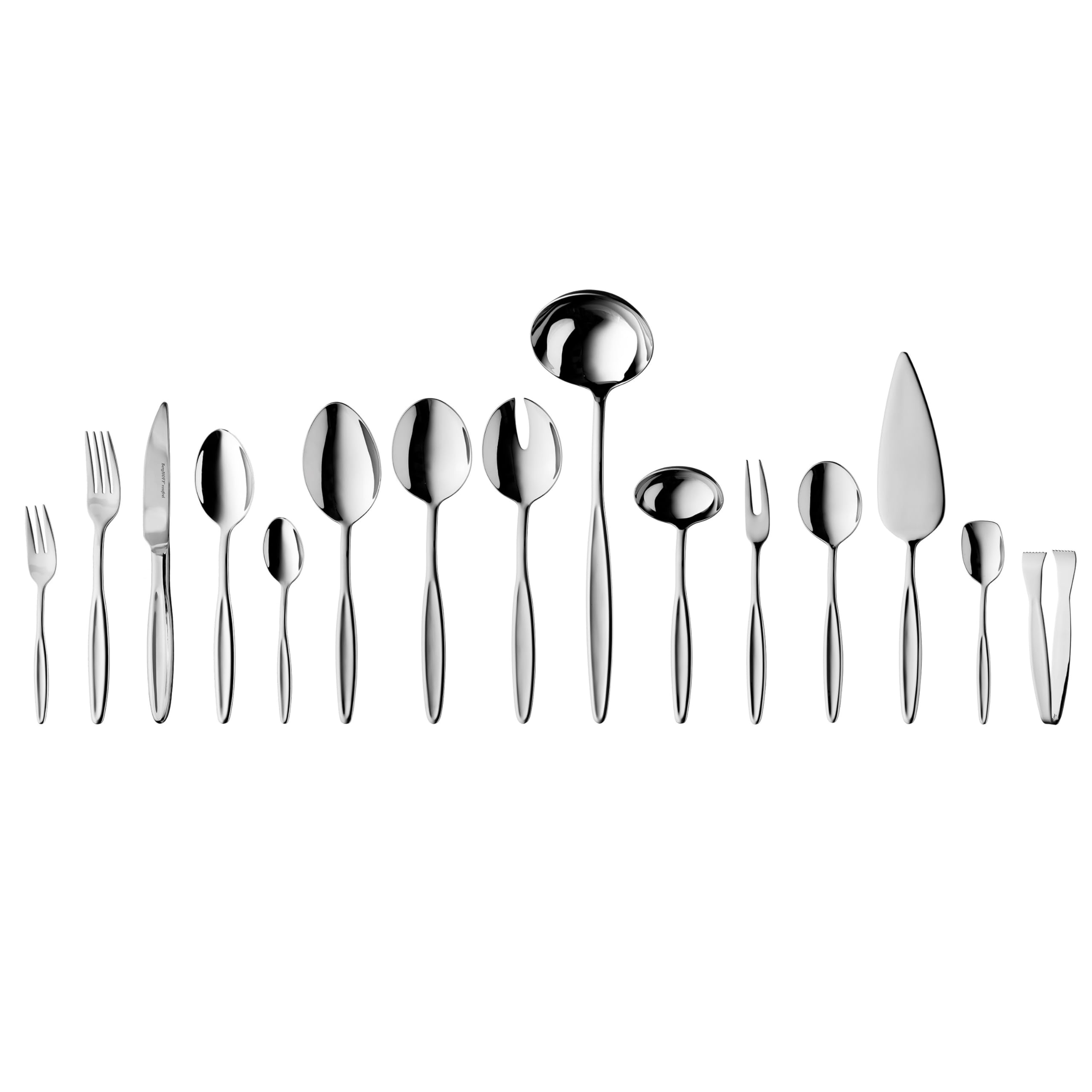 Berghoff Folio Mirror Finish Stainless Steel Cutlery Set, 46 X 34.6 X 10.3 Cm, Silver