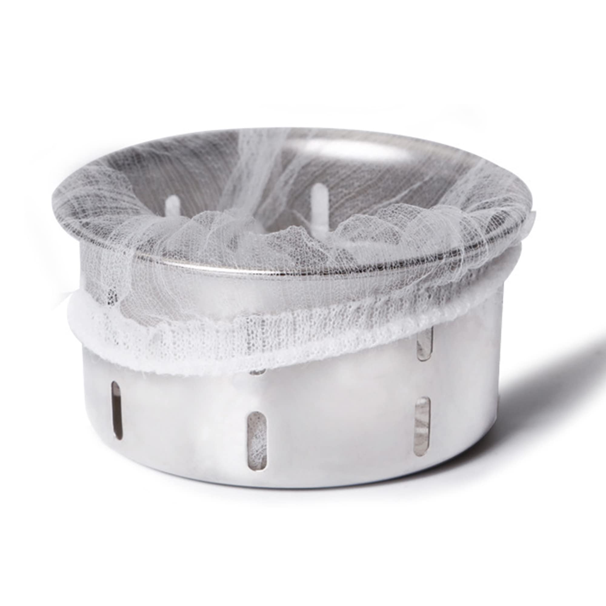 Disposable Mesh Sink Strainer Bags- 100 Pcs Kitchen Sink Strainer Trash Bag High Elasticity Sink Strainer Filter Mesh Bag For Co
