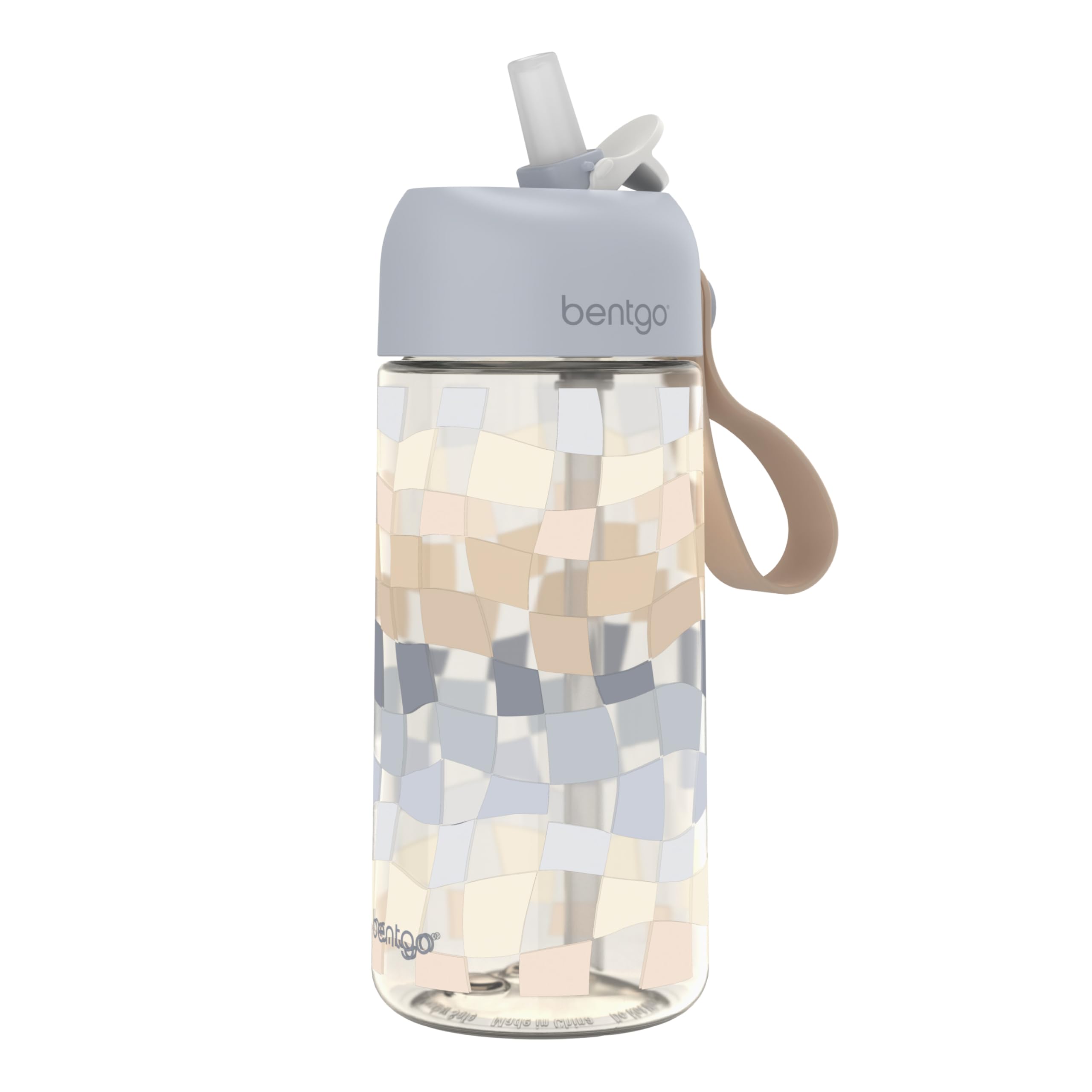 Bentgo Kids Water Bottle (Whimsy & Wonder Collection) - Leak-Proof Durable Tritan 15 oz. Cup for Kids/Toddlers 3+; Flip-Up Safe-
