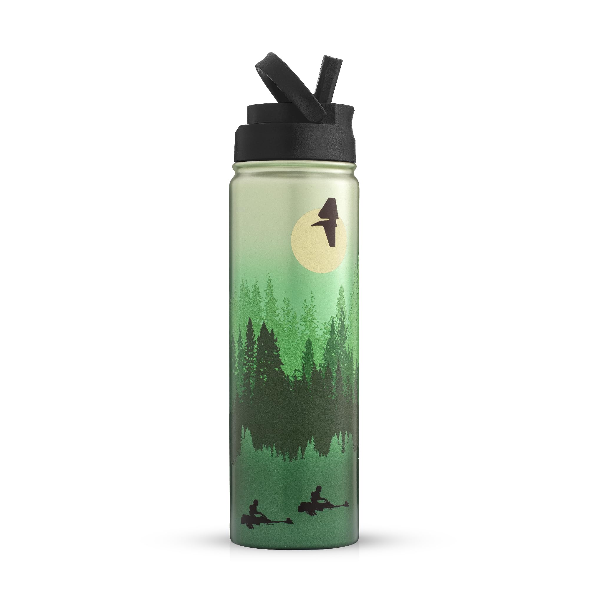 JoyJolt Stainless Steel Water Bottle 22 oz, BPA-Free, Insulated, Star Wars Endor Collection, JSW10896
