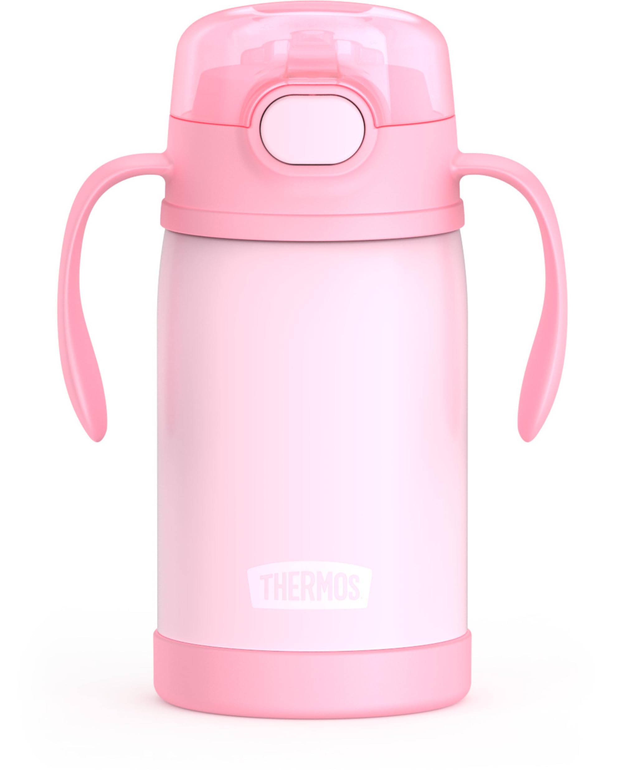 Thermos Baby 10 oz. Stainless Steel Bottle with Soft Sippy, Pink