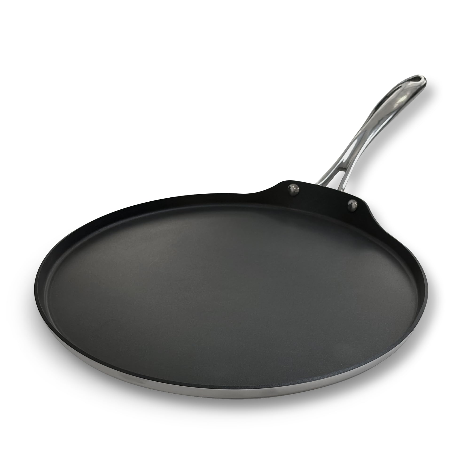 Tramontina Fusao Triply Ceramic-Reinforced Dosa Tawa 32Cm | 3Mm Thickness | Long-Lasting Performance | Perfect For Dosa, Uttapam
