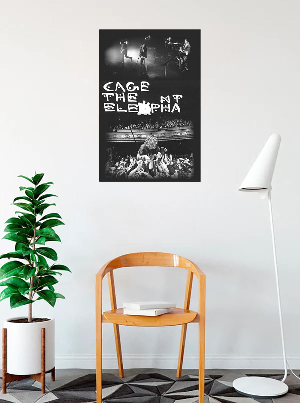 Buy Art For Less Officially Licensed Cage The Elephant Group Art Poster - 36 X 24 Inch - Decorative Print - Poster Paper - Ready