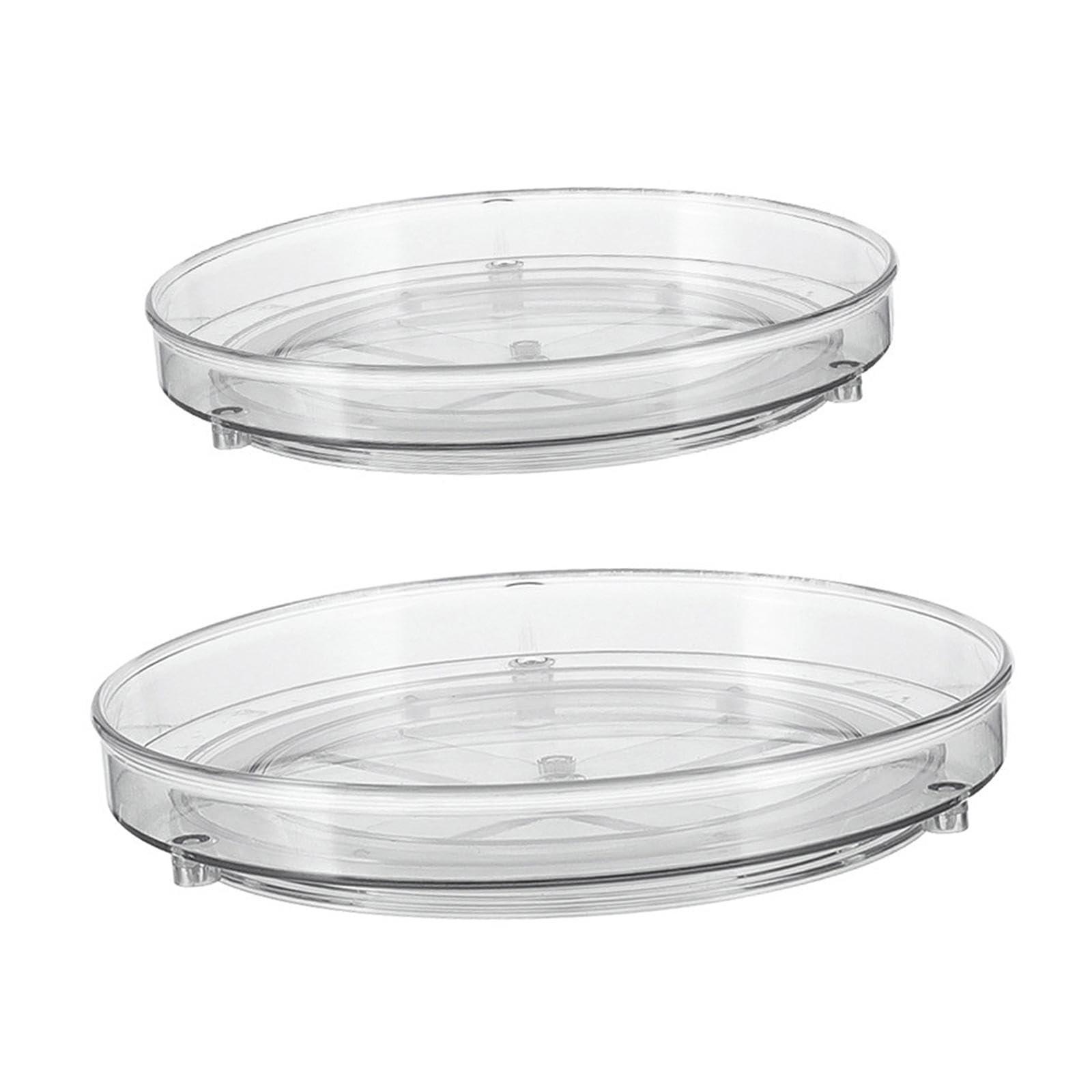 Myaddiction 2Pcs Spice Rack Snack Holder Sturdy Turntable Rack For Home Kitchen Dressers