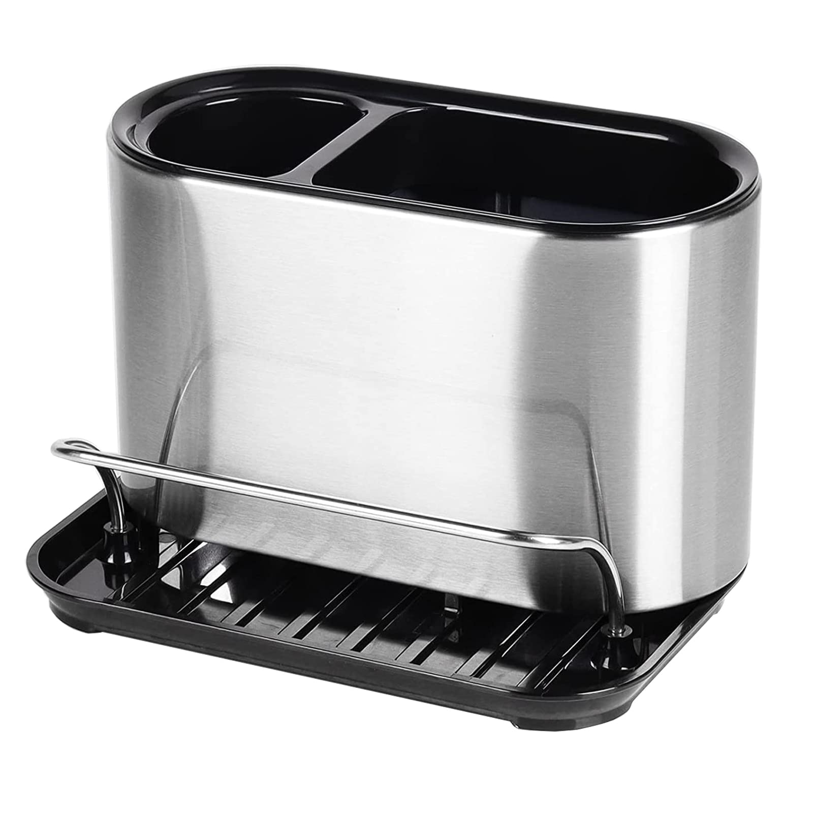 Sink Sponge Holder Stainless Steel Sink Caddy Dish Brush Holder Drains Water For Kitchen