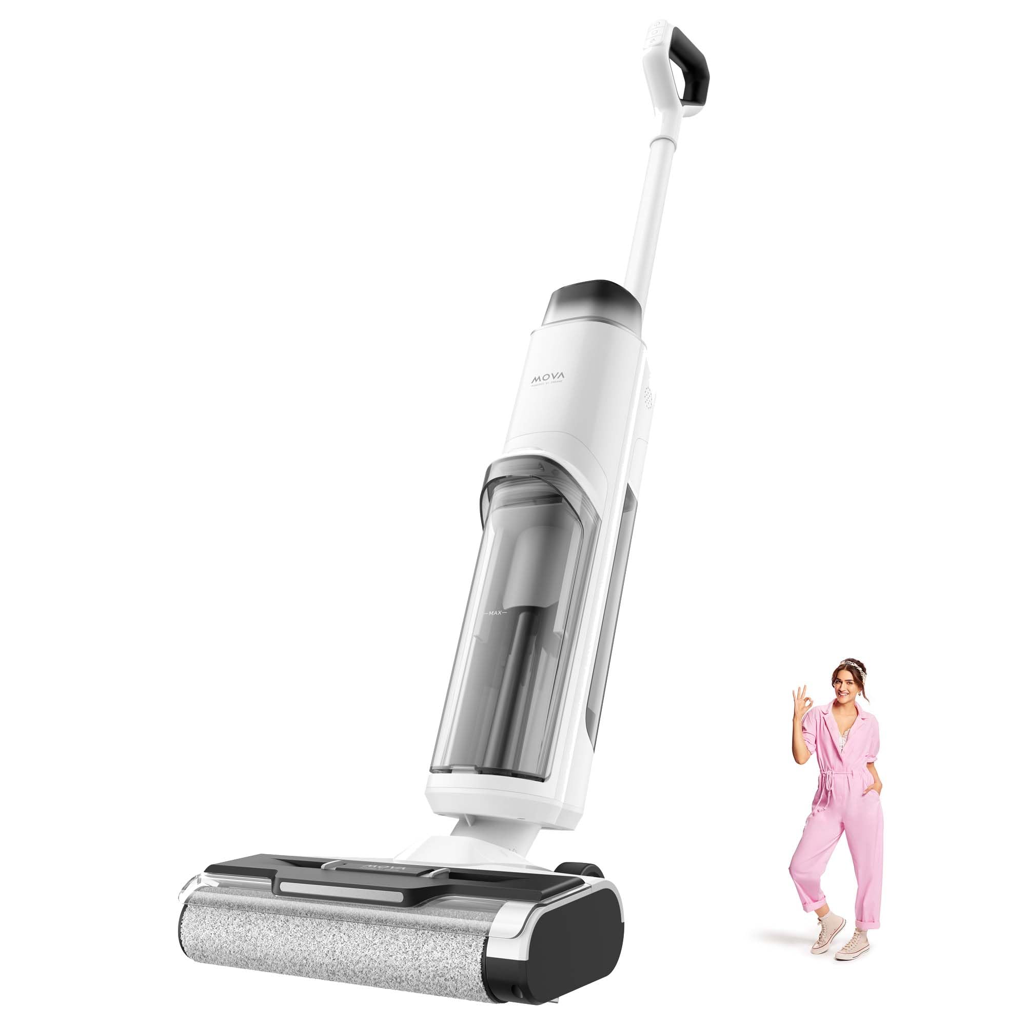 Dreame K10 Pro Wet Dry Vacuum Cleaner, Light Weight Cordless Vacuum Cleaner With 15Kpa Suction Power, Enhanced Edge Cleaning, Sm
