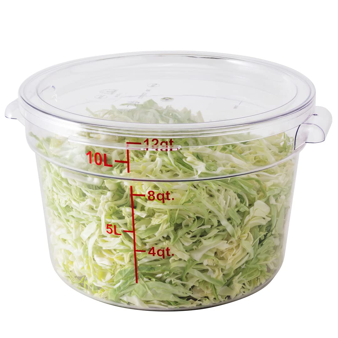 Restaurantware Lids Only: Met Lux Lids For 12 18 And 22 Quart Food Storage Containers 10 Round Lids For Storage Containers - Air