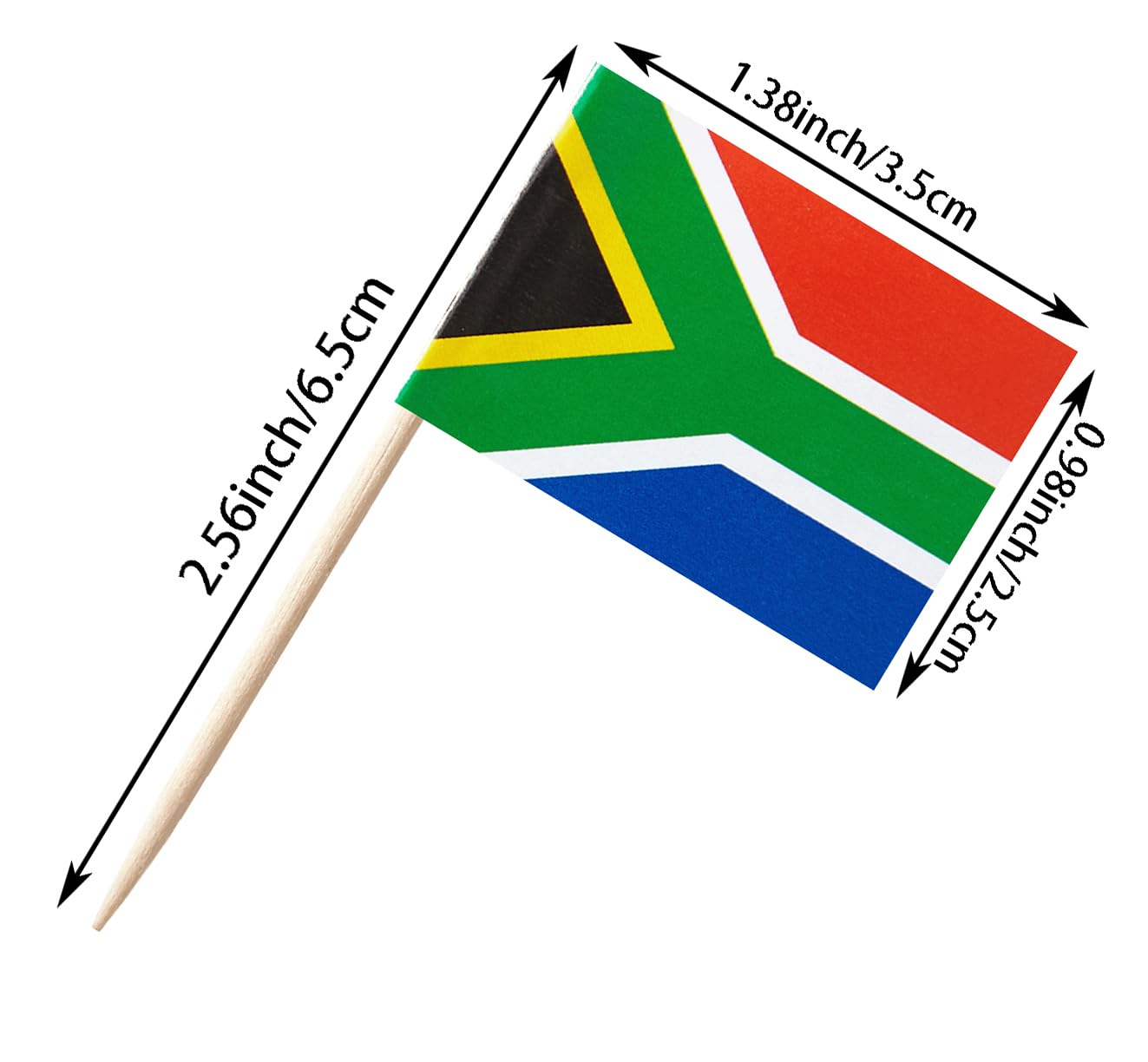Stidsds Africa African 54 Countries Toothpick Flags Mini Small Country National Cupcake Toppers Stick Flag World International F
