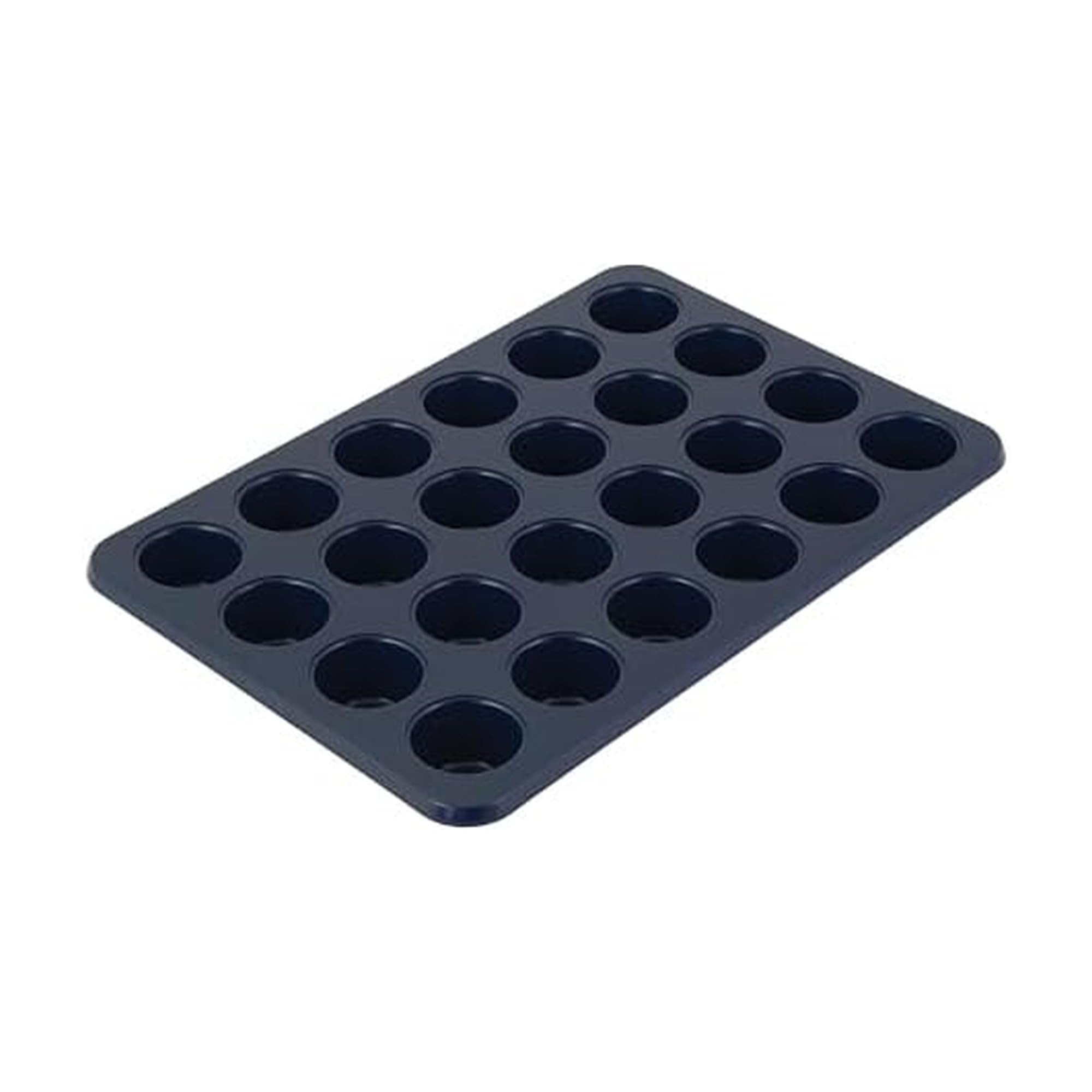 KitchenAid 24-Cup Nonstick Aluminized Steel Mini Muffin Pan, Ink Blue