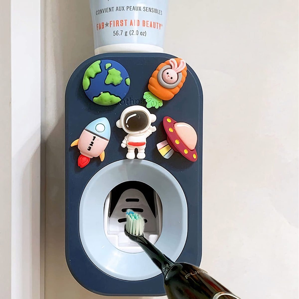 Timer Toothpaste Dispenser Automatic Toothpaste Dispenser Wall Mounted For Bathroom,Toothpaste Sq ...
