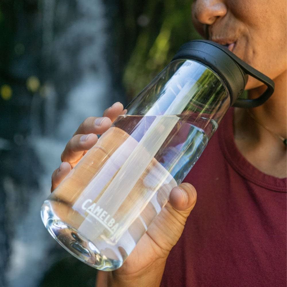 Camelbak Eddy+ Water Bottle With Tritan Renew - Straw Top 32Oz, Clear