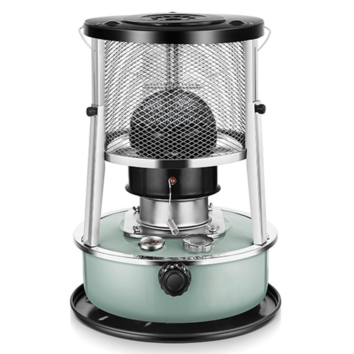 2 in 1 Kerosene Heater & Stove, Non-Electric 360 Surround Portable Radiant Heater, 9000 BTU, Kerosene Heater for Home, Garage, C