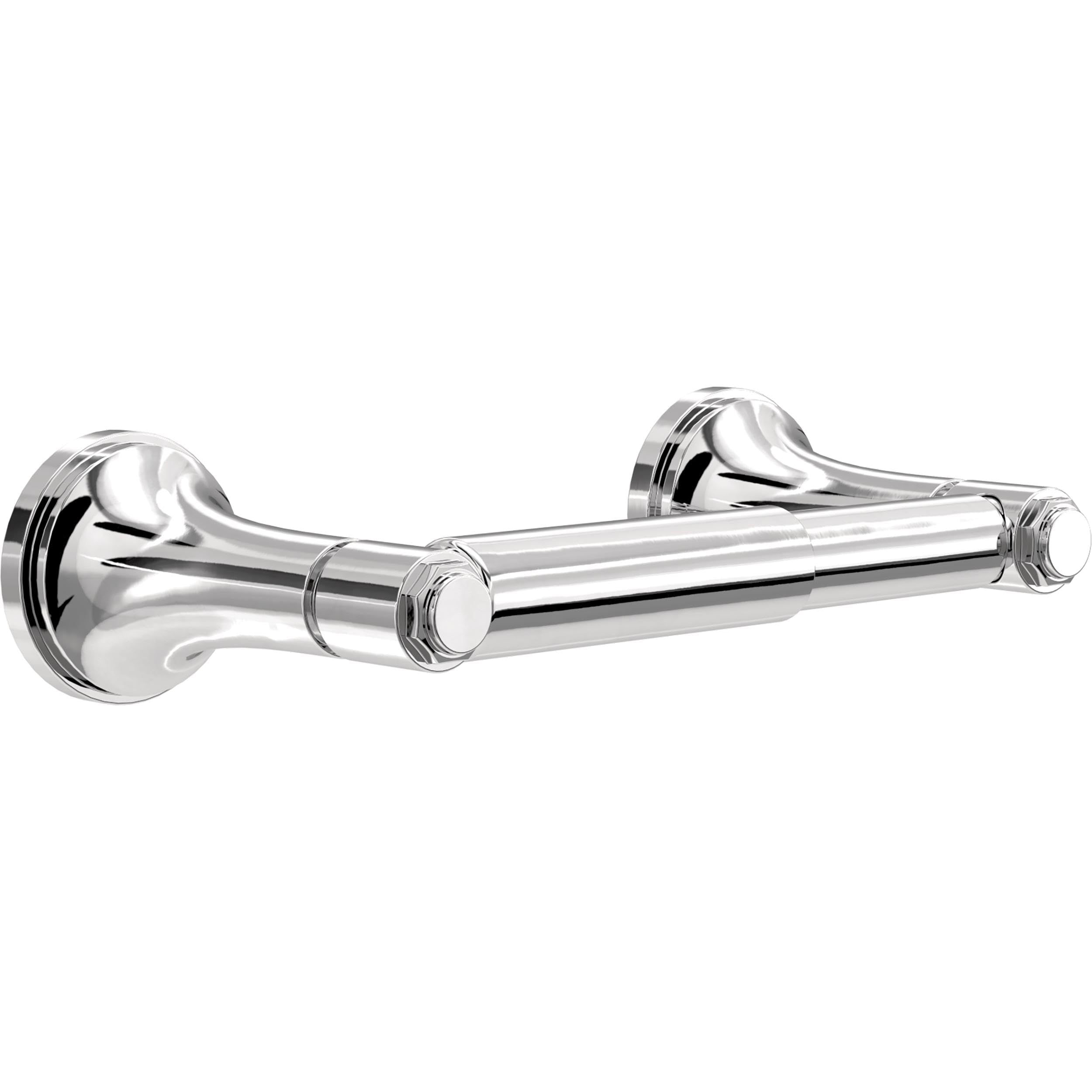 Franklin Brass Woodruff (1-Pack) Toilet Paper Holder Polished Chrome Tissue Roll Holder For Bathroom Organization And Storage Sp