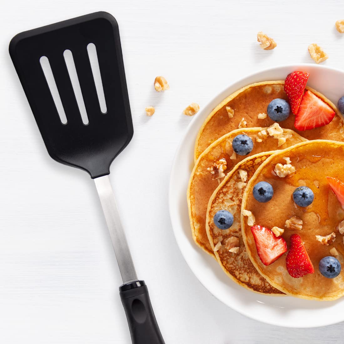 Rada Non-Scratch Basting Spoon, Slotted Spoon, Slotted Turner & Ladle