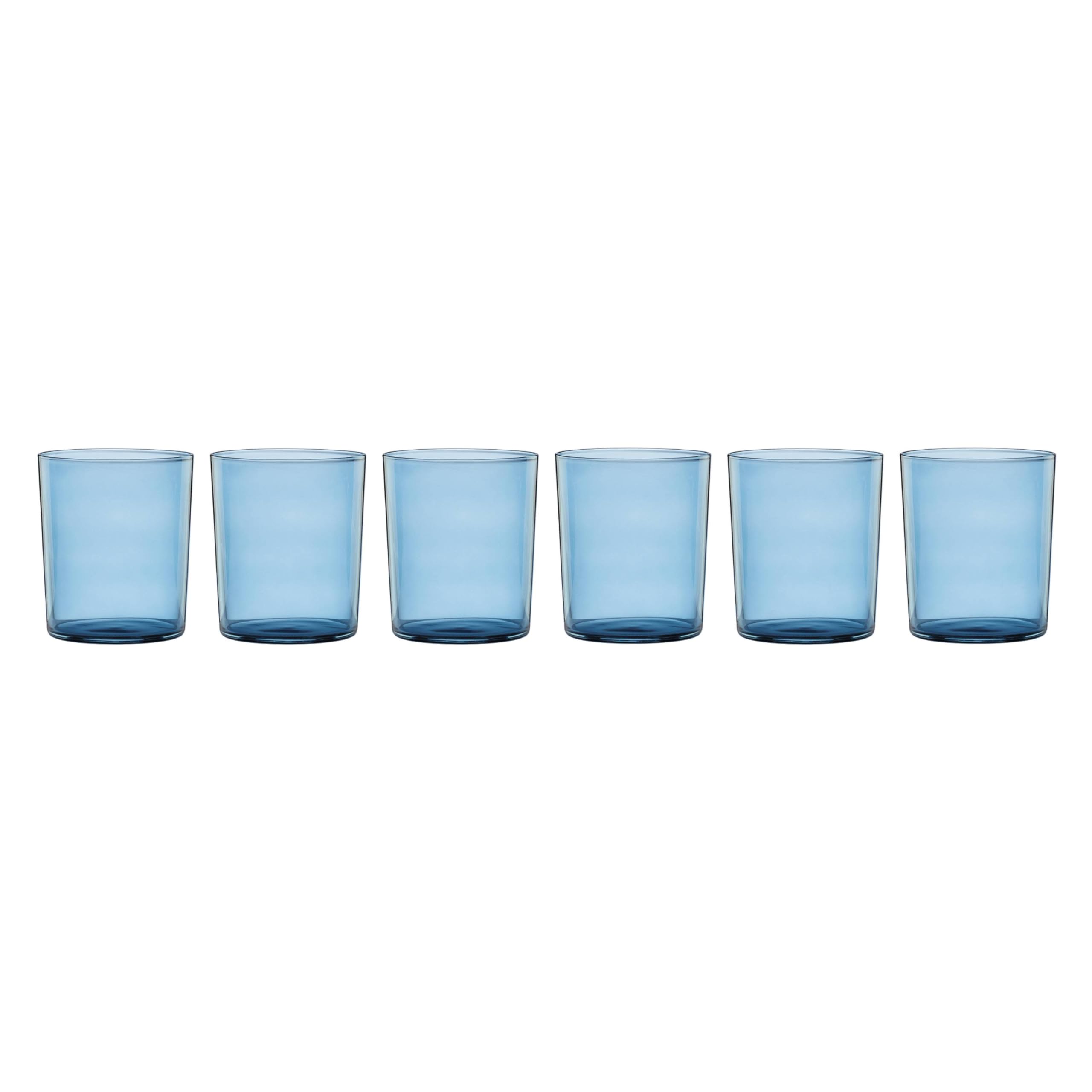 Oneida 895984 Stackables Blue Tall Glasses, Set Of 6