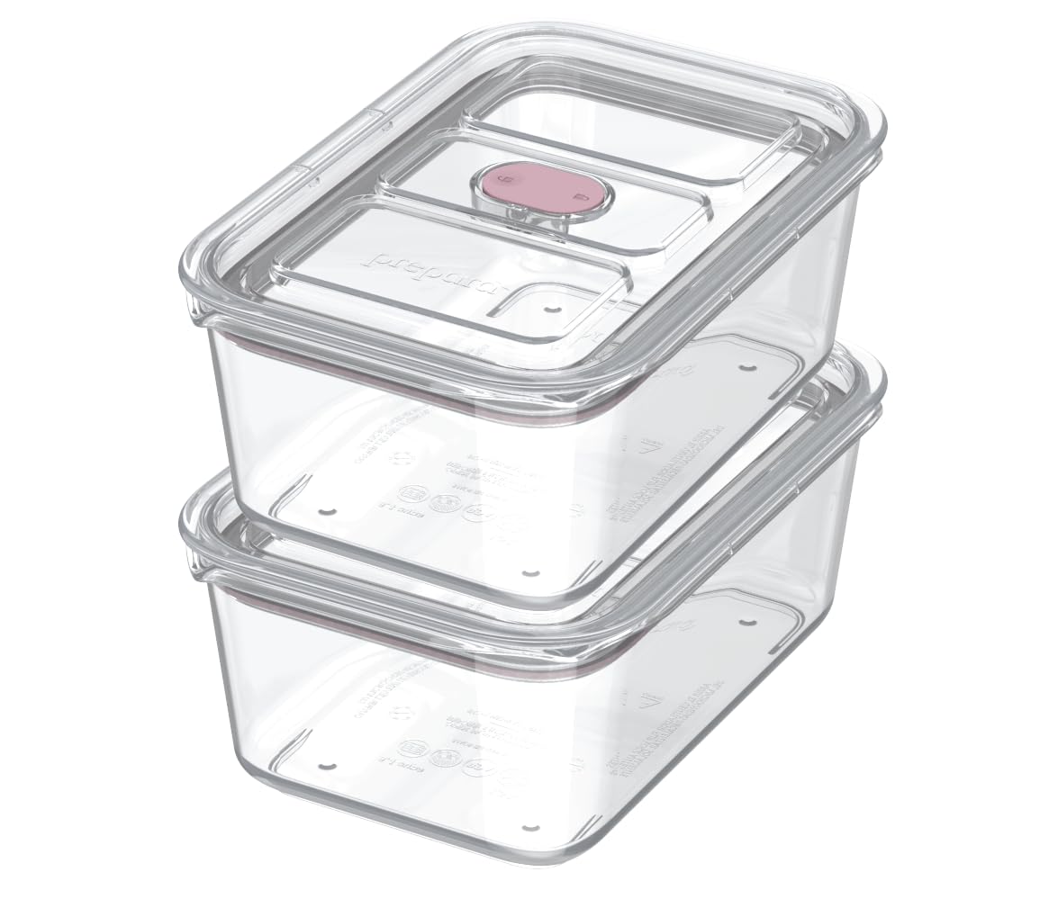 LatchLok Click 6.4 Cup Food Storage Container, Set of 2, Rose
