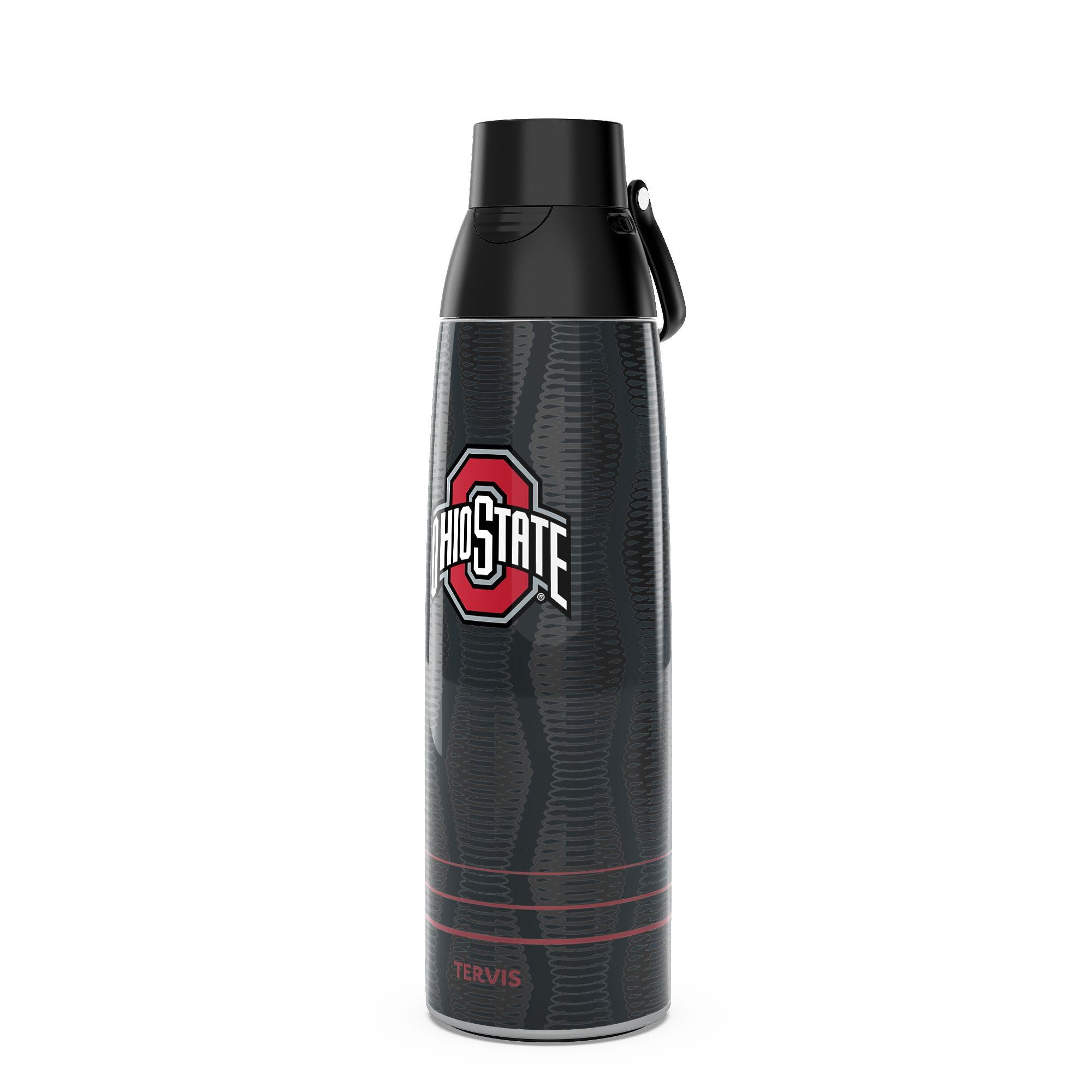 Tervis Venture Water Bottle Ohio State Buckeyes  Full Speed Triple Insulated Tumbler Travel Cup Keeps Drinks Cold & Hot, 36oz, 