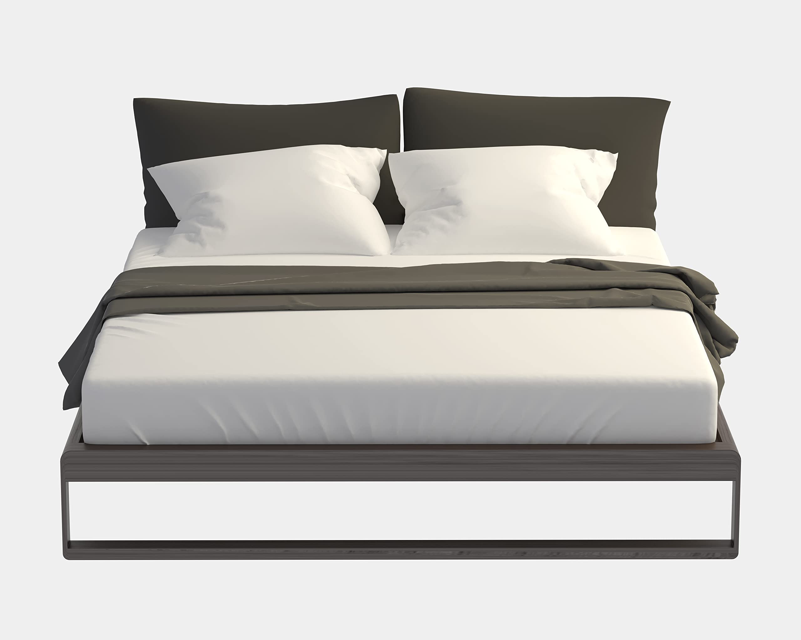 Day Care 500TC Super Soft Elegant Colors Fitted Bedsheet 100% Egyptian Cotton White  Super King Size (72 x 84) 4 to 10 Inch M