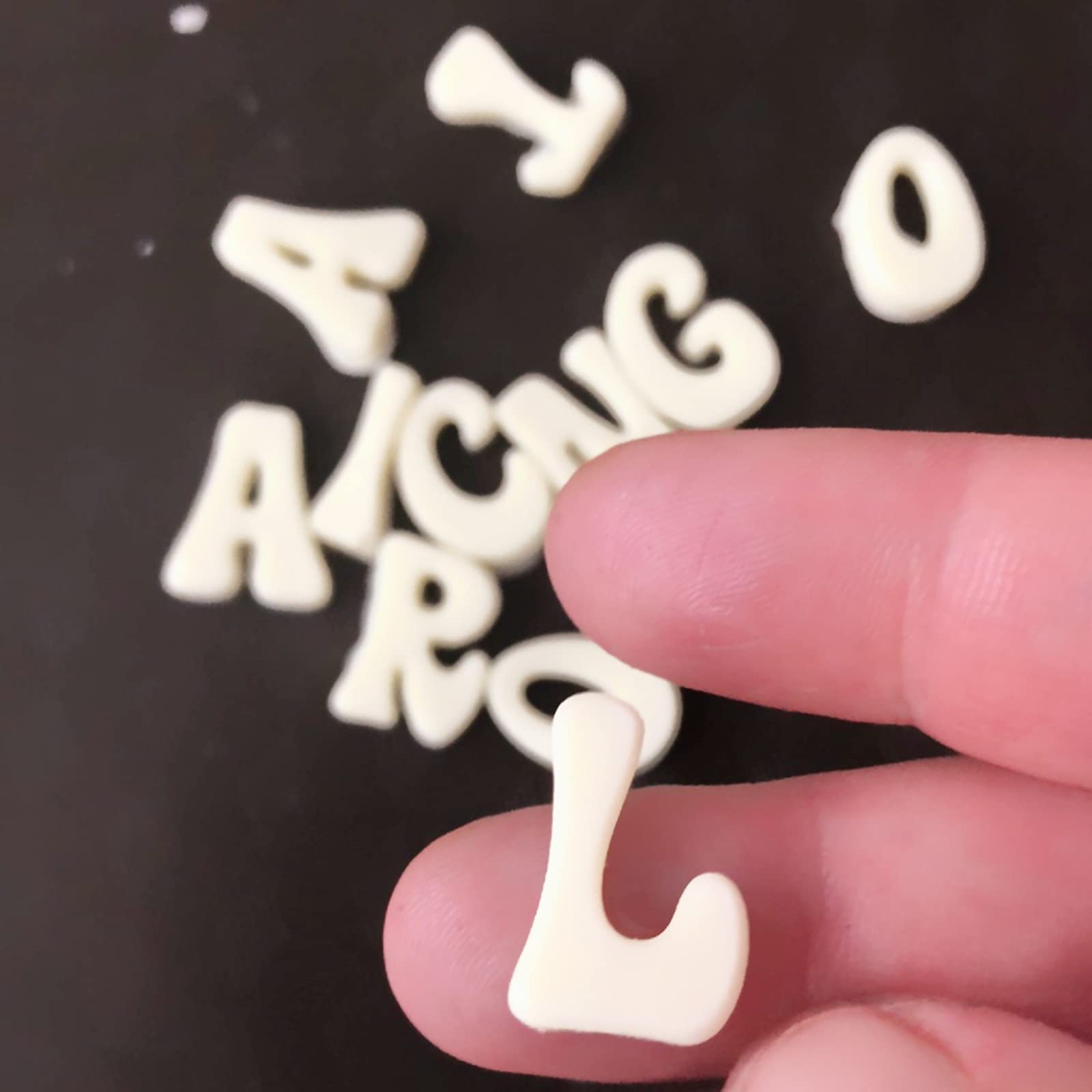 5 Pieces Small Letters Molds And Numbers Silicone Molds,0-9 Numbers, Uppercase And Lowercase Alphabet Baking Molds For Candy, Ch