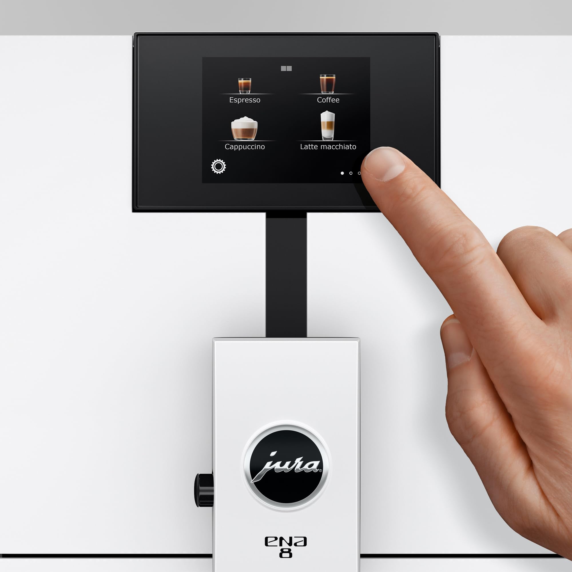 Jura ENA 8 Touchscreen Coffee Machine, Model 15495, Full Nordic White, Each