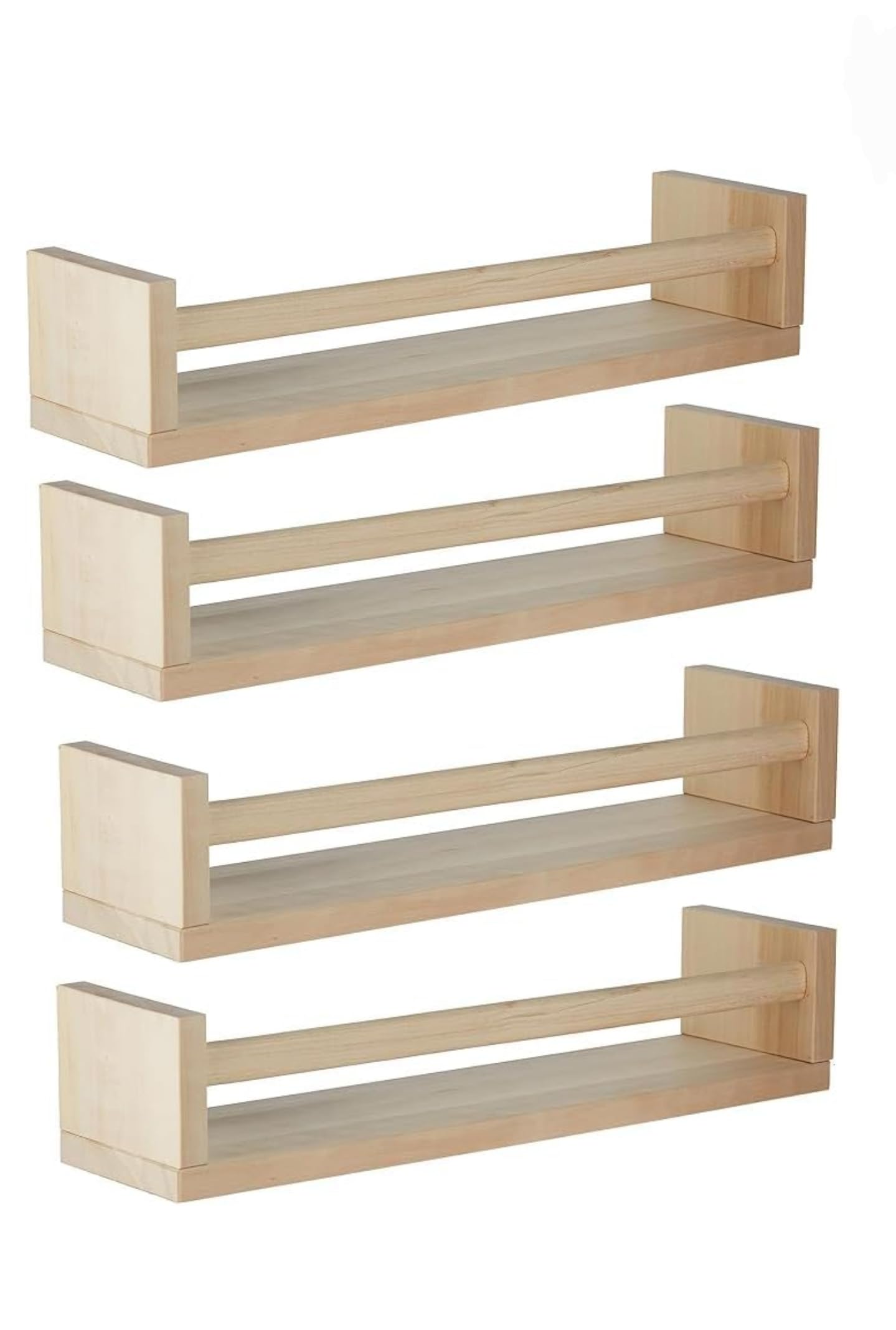 IKEA 400.701.85 Bekvam Spice Rack, Birch, Set of 4