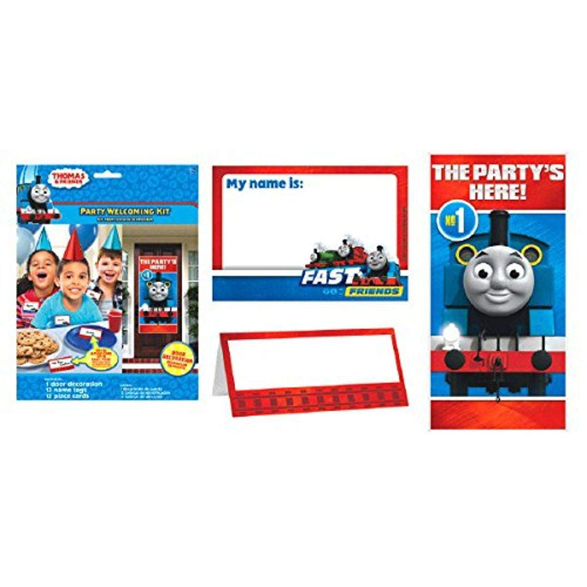 Amscan 241752 ''Thomas All Aboard Party Welcoming Kit