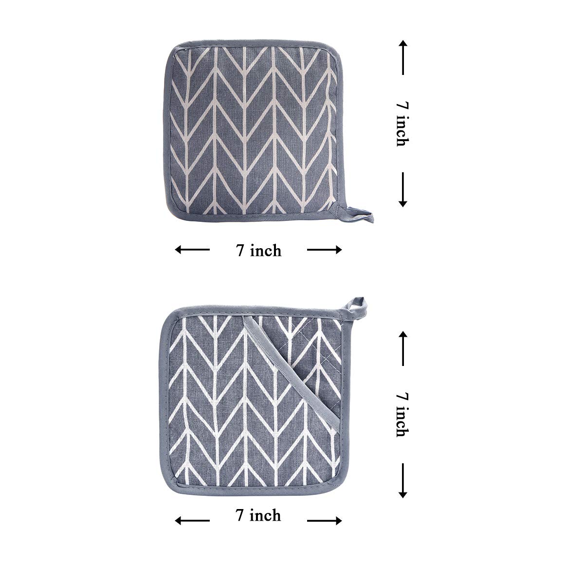Win Change Oven Mitts And Potholders Bbq Gloves-Oven Mitts And Pot Holders With Recycled Infill Silicone Non-Slip Cooking Gloves