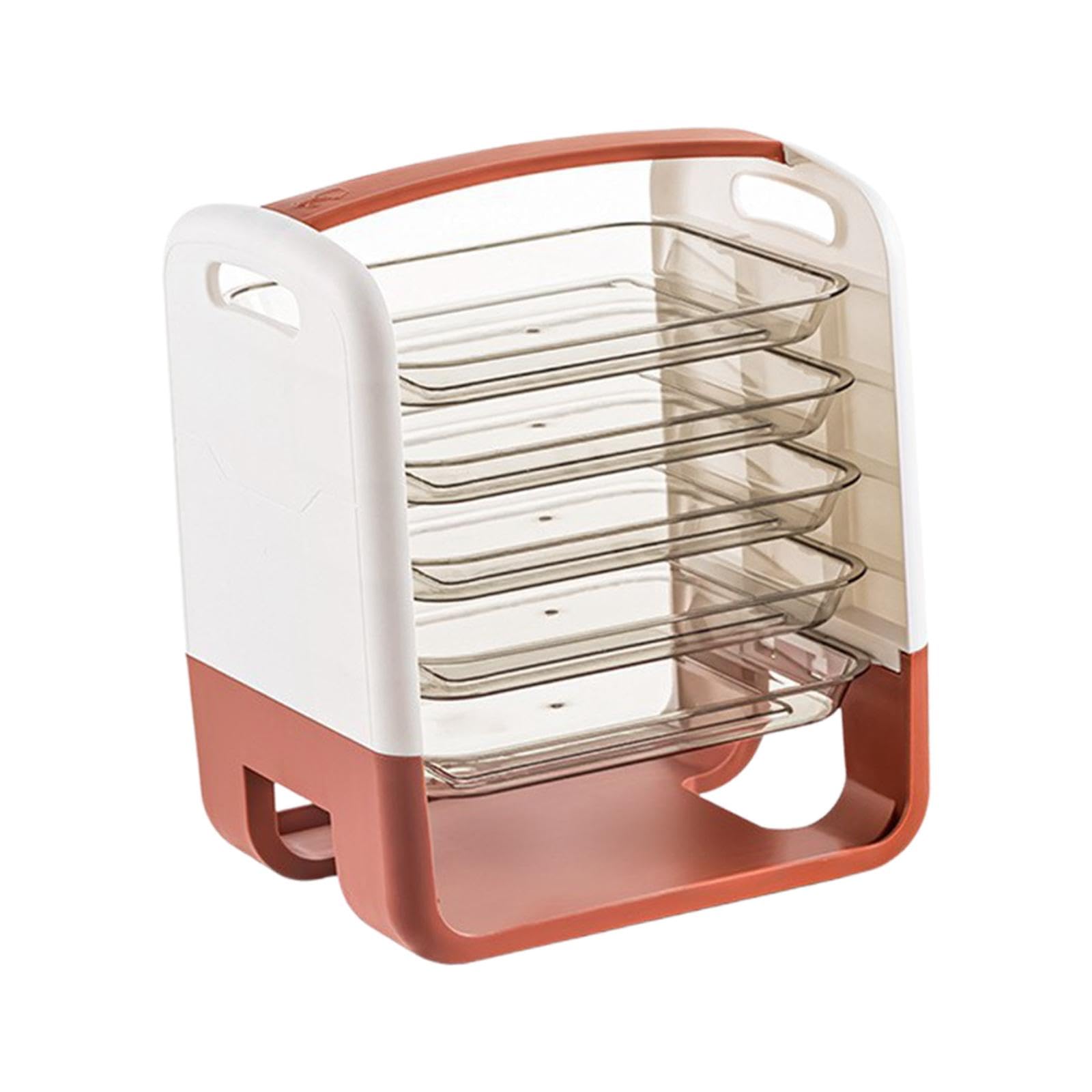 Calandis Vegetables Preparation Plate Hot Pot Dish Shelf For Party Kitchen Restaurant Pink | Racks & Holders | Kitchen Storage &