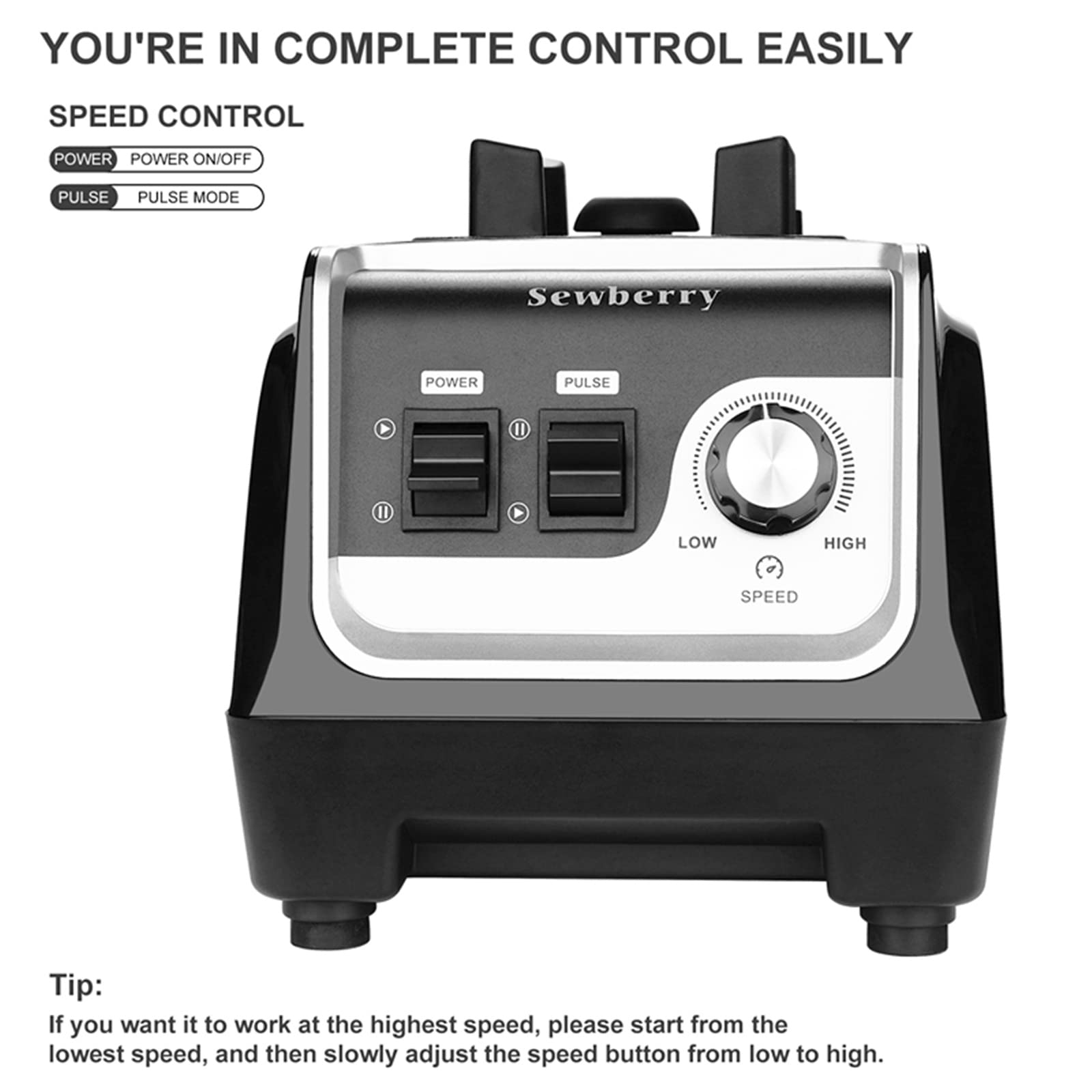 Blender Professional Countertop Blender, 2200W High Speed Commercial Blender For Shakes And Smoothies With 70Oz Bpa Free Contain