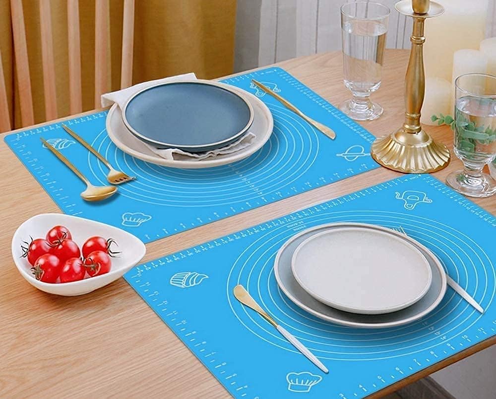 Aadhik Silicone Baking Mat Chapati Atta Kneading Mat Non-Stick Fondant Rolling Mat Stretchable For Kitchen Roti Chapati (Baking