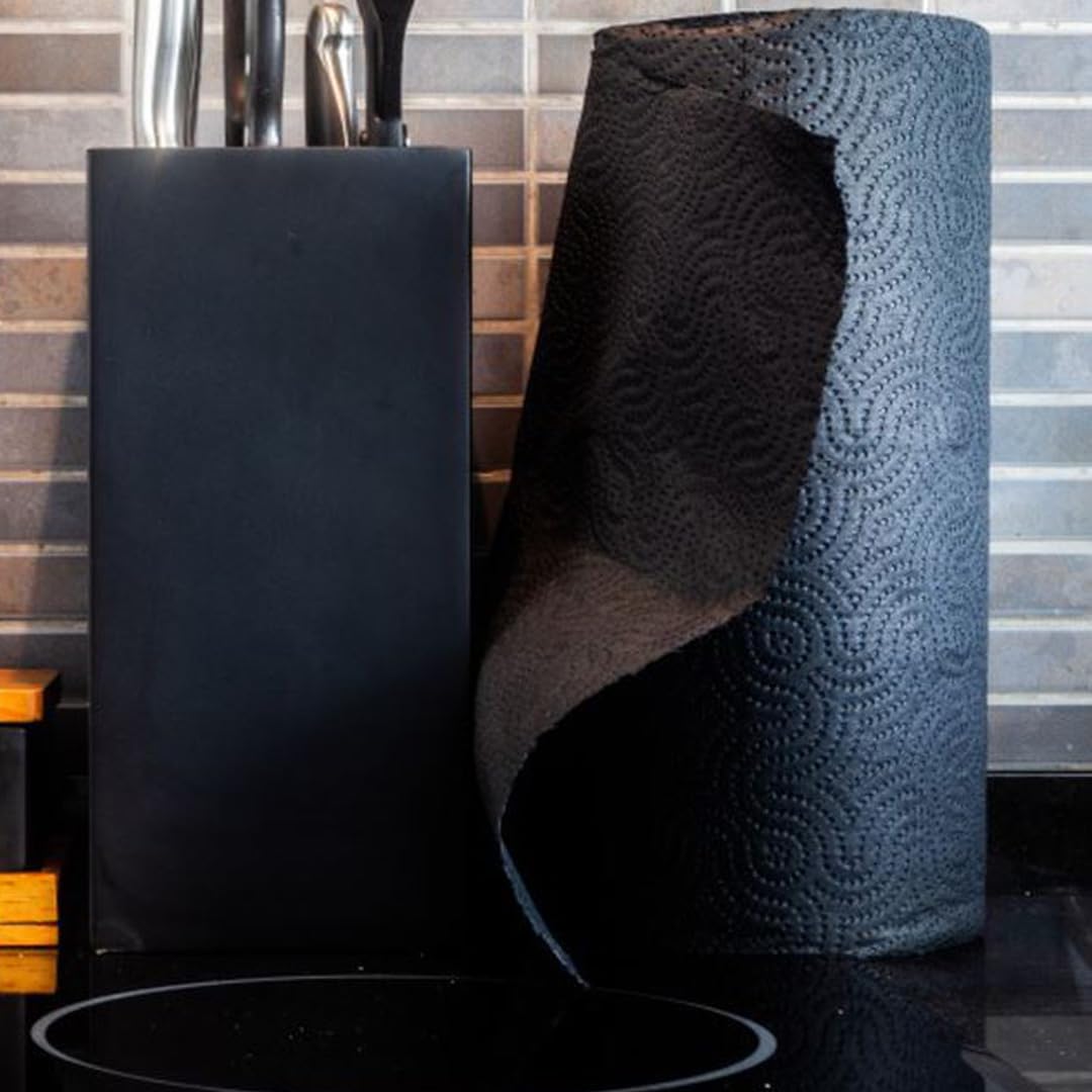 Renova Single Roll Kitchen Paper Towels  Black