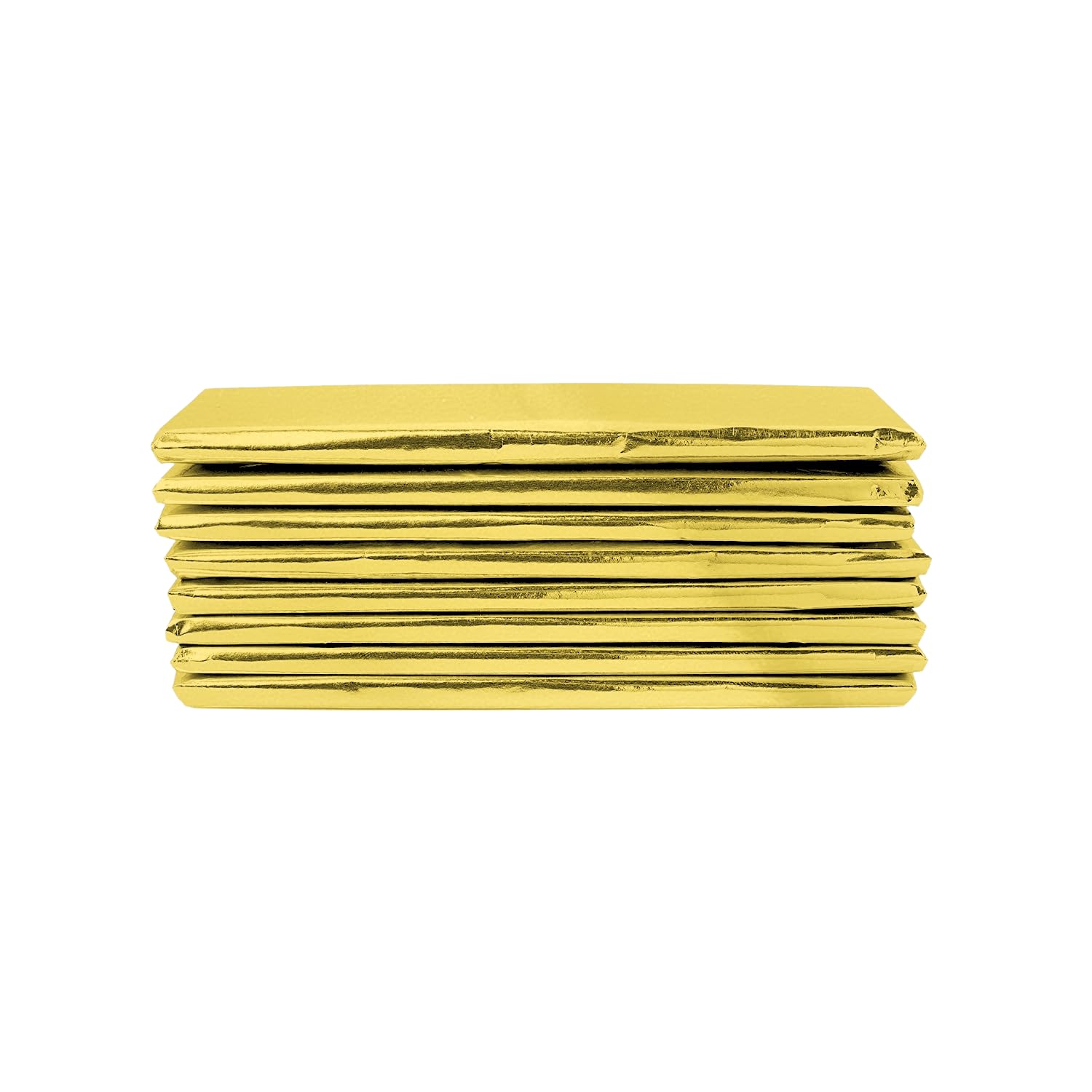 Foil Wrapper 6'' X 7.5'' For Hershey Bar Over Wrap 100 Pack     (Gold)