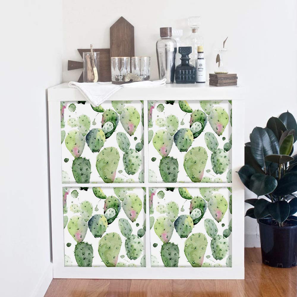 Self-Adhesive Dresser Sticker, Peel And Stick Furniture Skin, Removable Shelf Unit Decals Sticker (002, Expedit/Kallax)