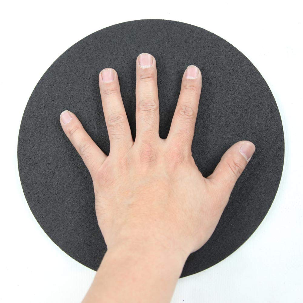 Revtime 10'' Heavy Duty Round Rubber Trivet For Rubber Cork Mat, Pot Holders, Stylish, Way To Set Any Plant Pot, Kettle, Anti-Sh