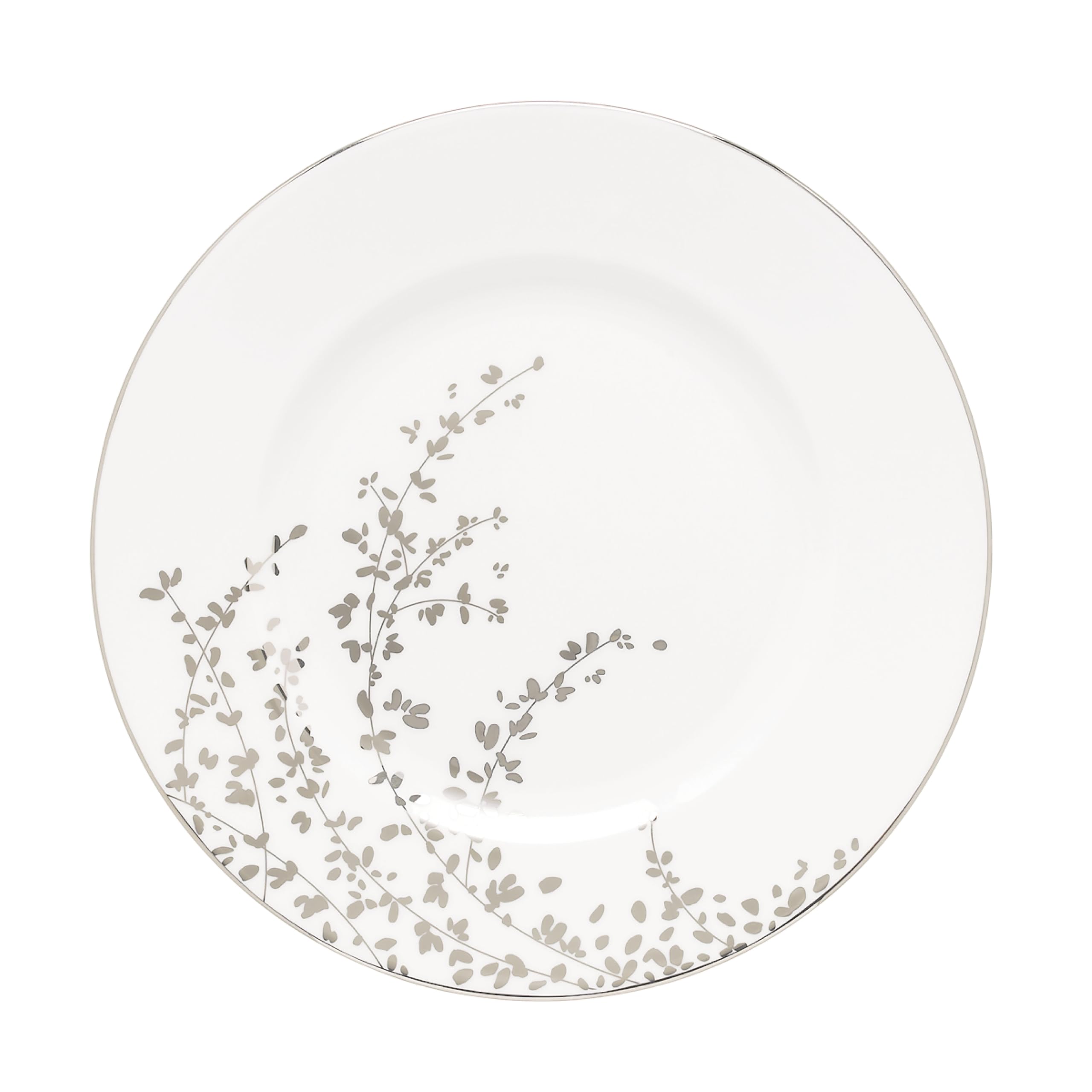 Kate Spade New York Gardner Street Platinum Dinner Plate, 1.50 LB