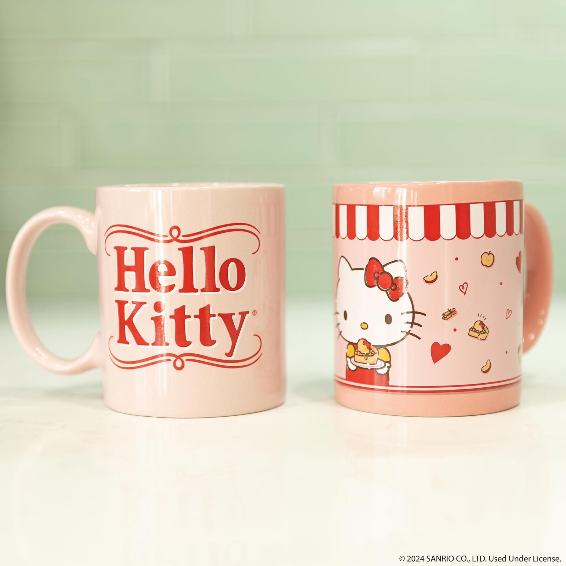 Uncanny Brands Hello Kitty Single Cup Coffee Maker Gift Set With 2 Mugs