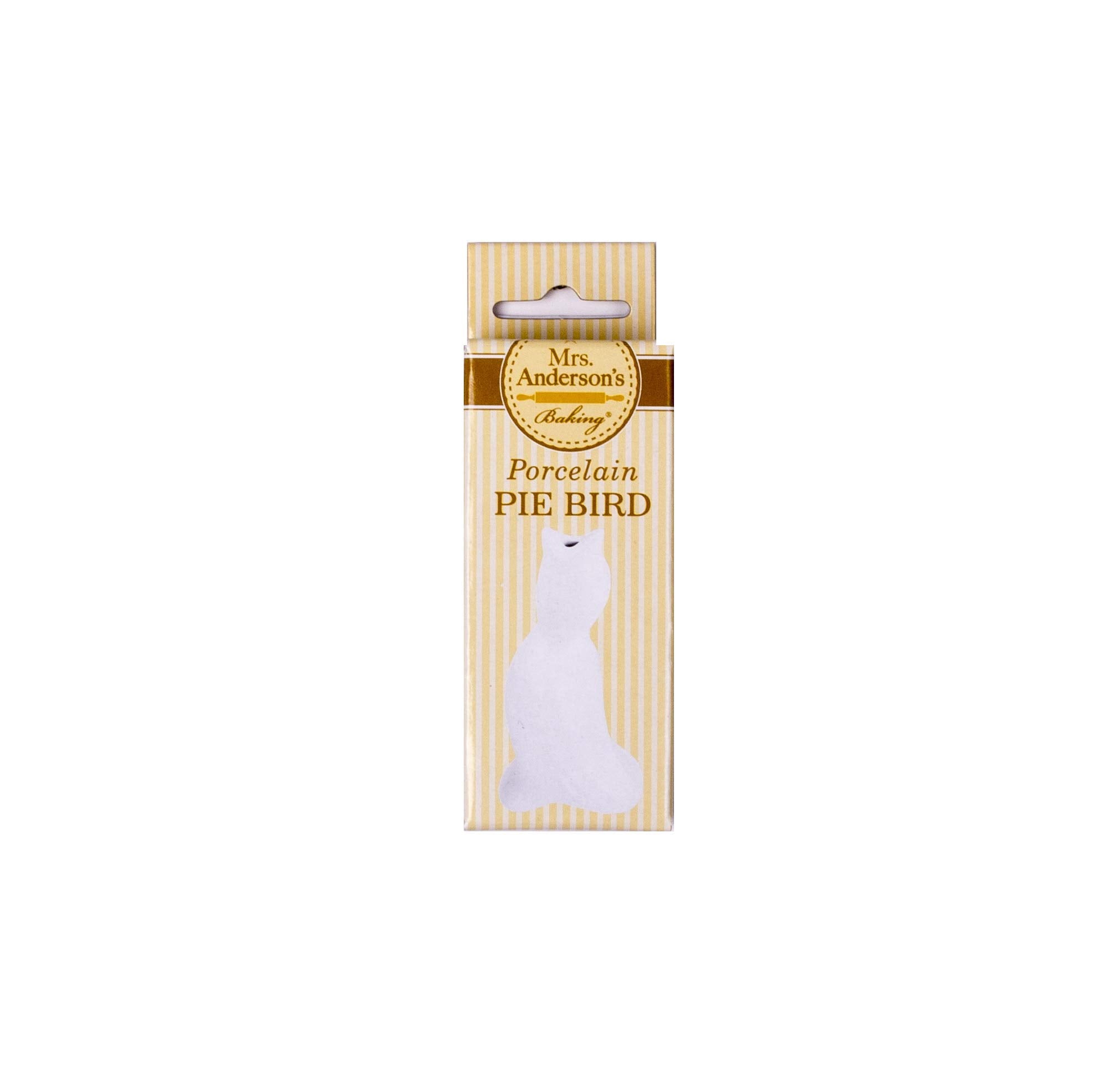 Mrs. Anderson'S Baking Pie Bird, 3.75-Inches, Fine White Porcelain