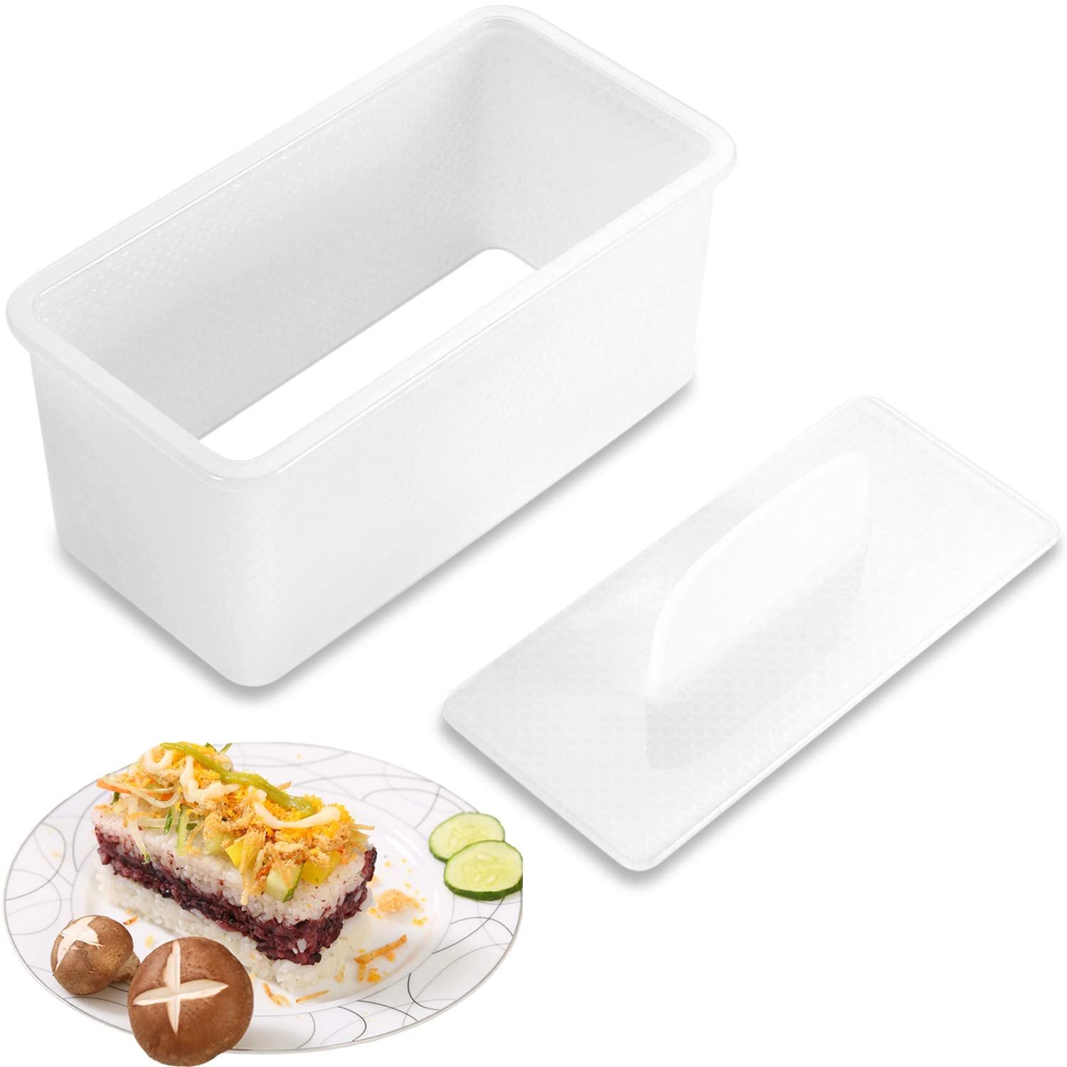 Rc Non Stick Musubi Maker Press, Bpa Free Sushi Making Kit Onigiri Mold, Non-Toxic Luncheon Meat Press Hawaiian Spams Musubi Mak