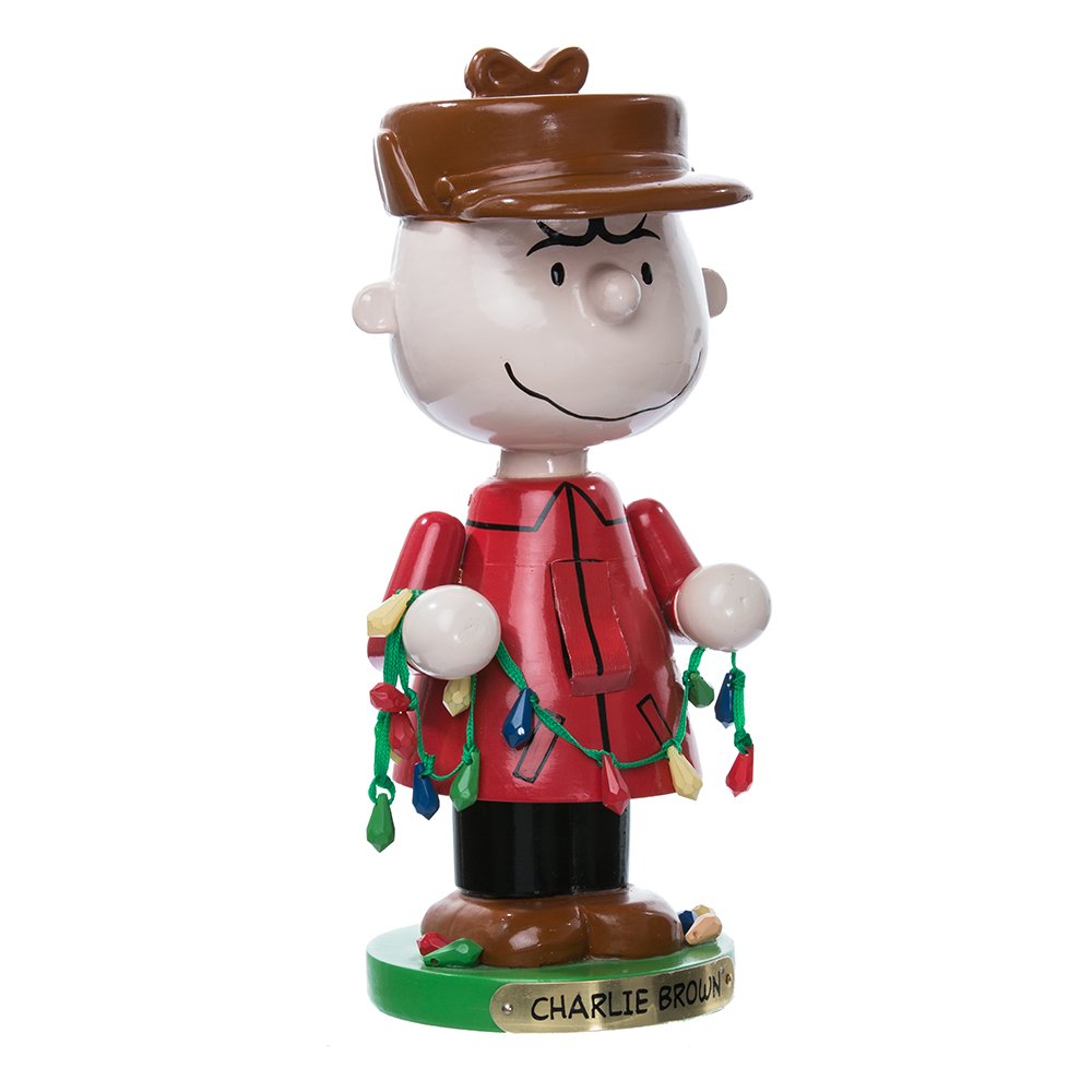 Peanuts Nutcracker, Red/Brown/Green